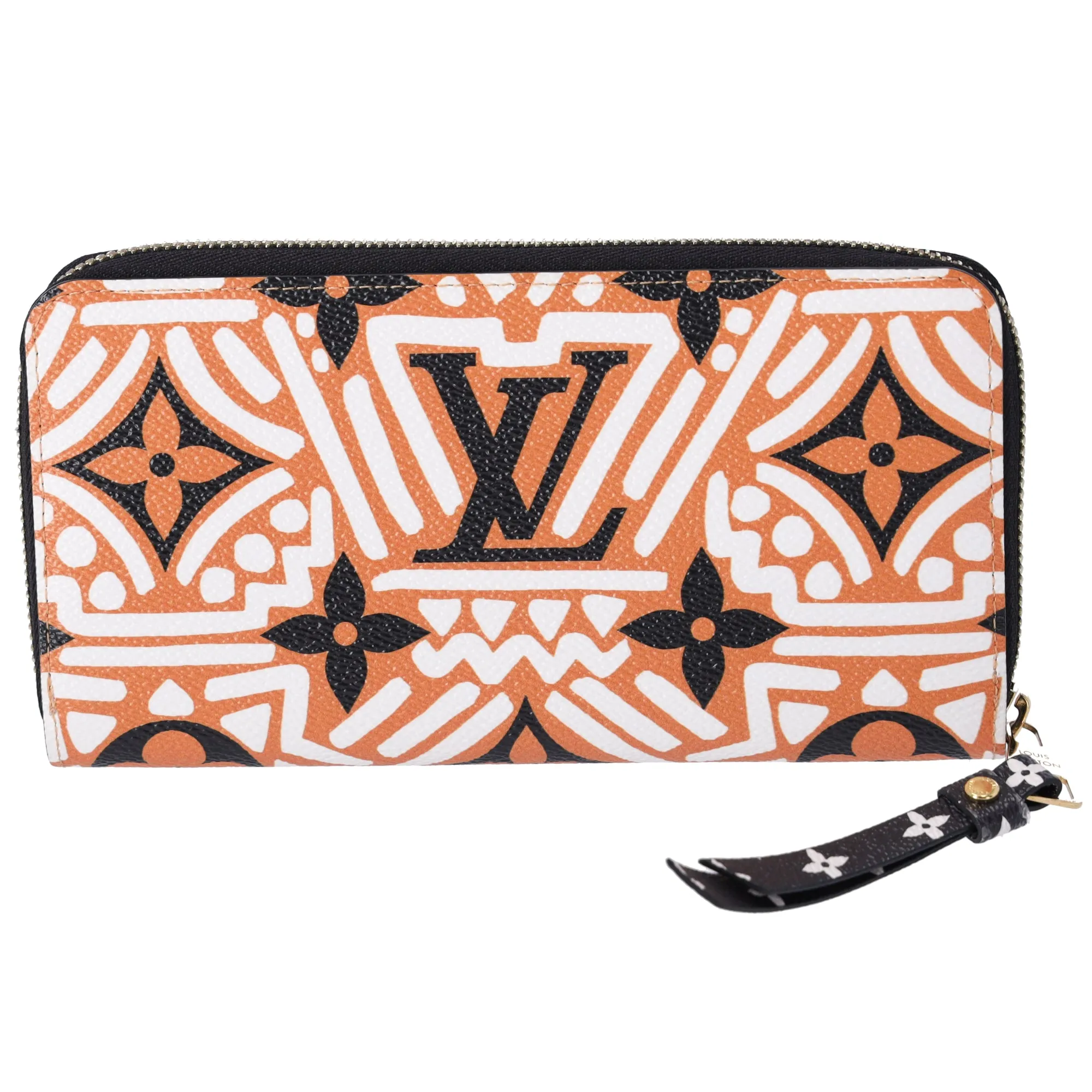 Louis Vuitton Zippy Wallet LV Crafty Monogram M69437 Creme Caramel Canvas sold by Gaby's Bags