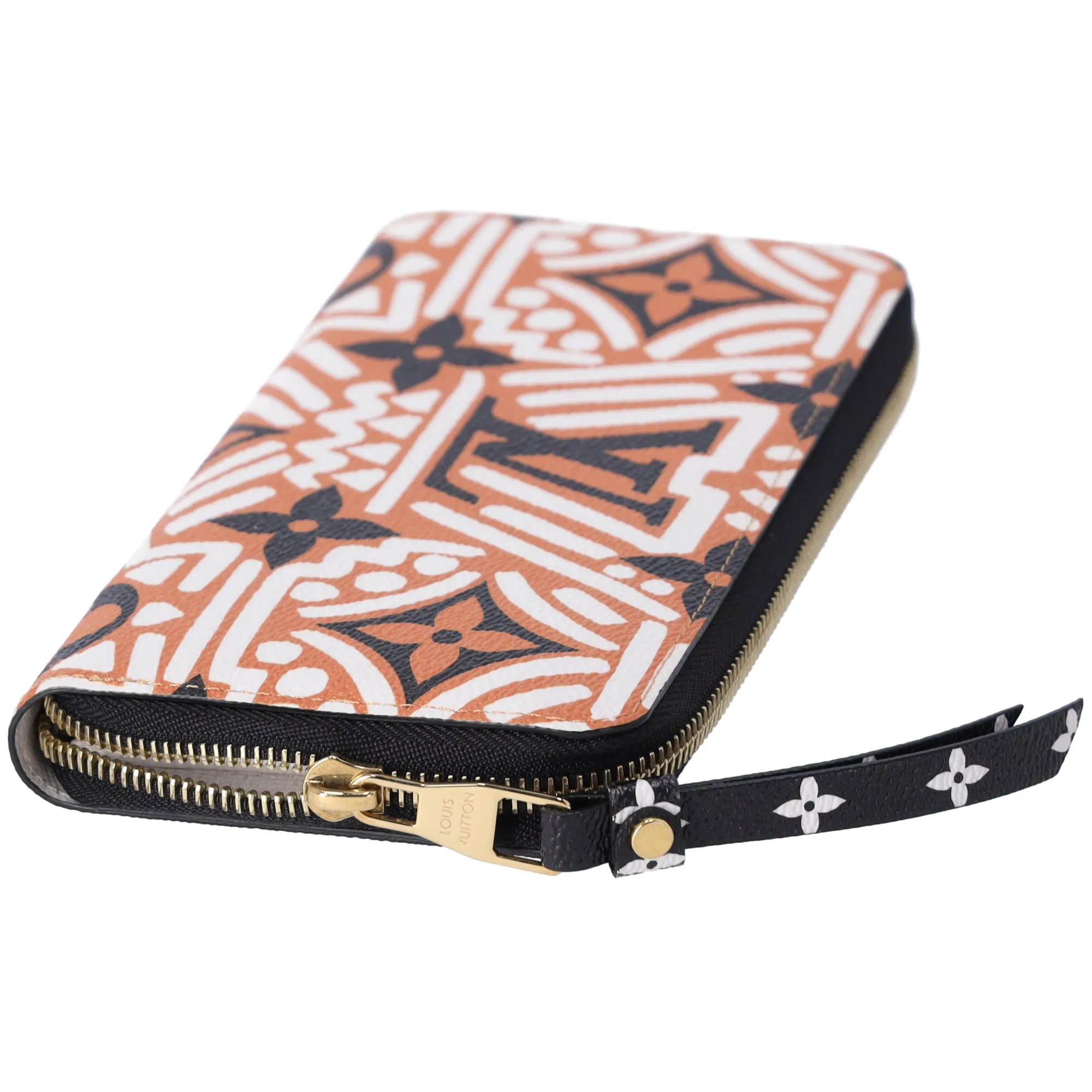 Louis Vuitton Zippy Wallet LV Crafty Monogram M69437 Creme Caramel Canvas sold by Gaby's Bags product image thumbnail 5