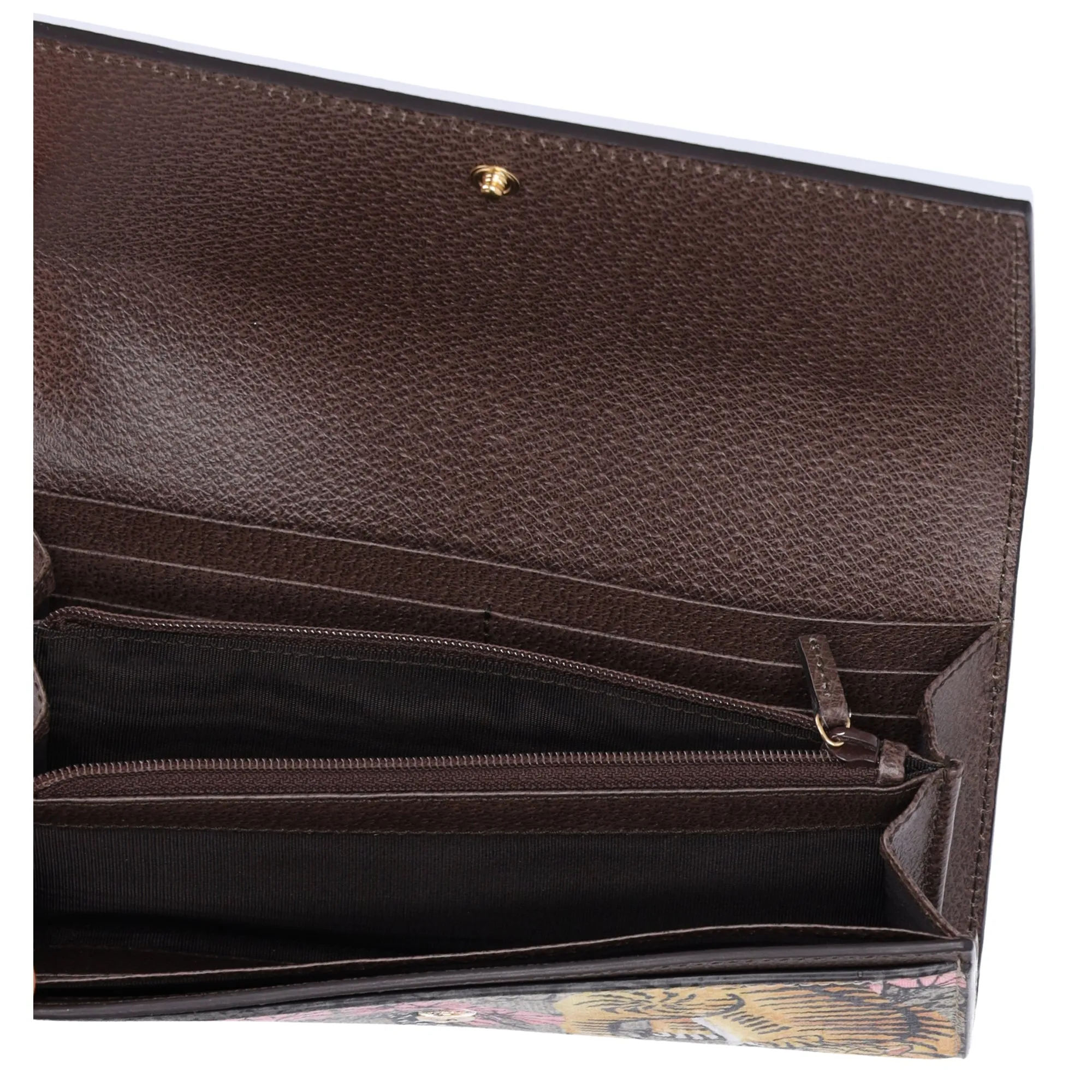 Gucci GG Supreme Monogram Bengal Flap Envelope Wallet Beige Pink sold by Gaby's Bags product image thumbnail 5