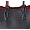 Christian Louboutin Cabata East West Tote Bag Black Red Leather + Pouch sold by Gaby's Bags