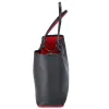 Christian Louboutin Cabata East West Tote Bag Black Red Leather + Pouch sold by Gaby's Bags