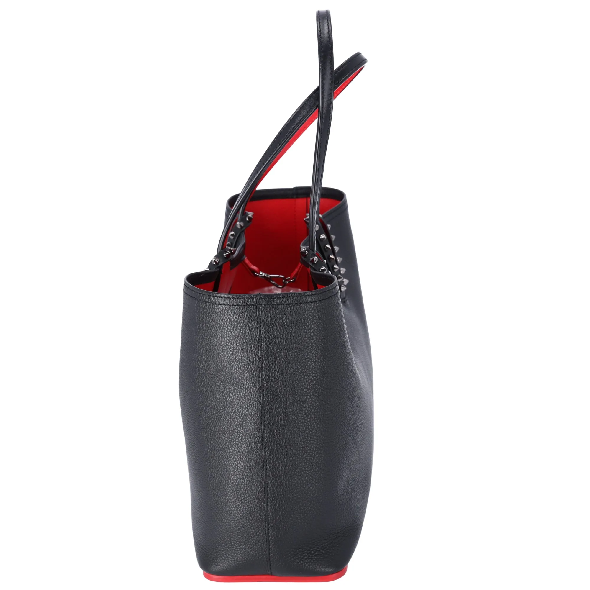 Christian Louboutin Cabata East West Tote Bag Black Red Leather + Pouch sold by Gaby's Bags product image thumbnail 5