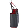 Christian Louboutin Cabata East West Tote Bag Black Red Leather + Pouch sold by Gaby's Bags