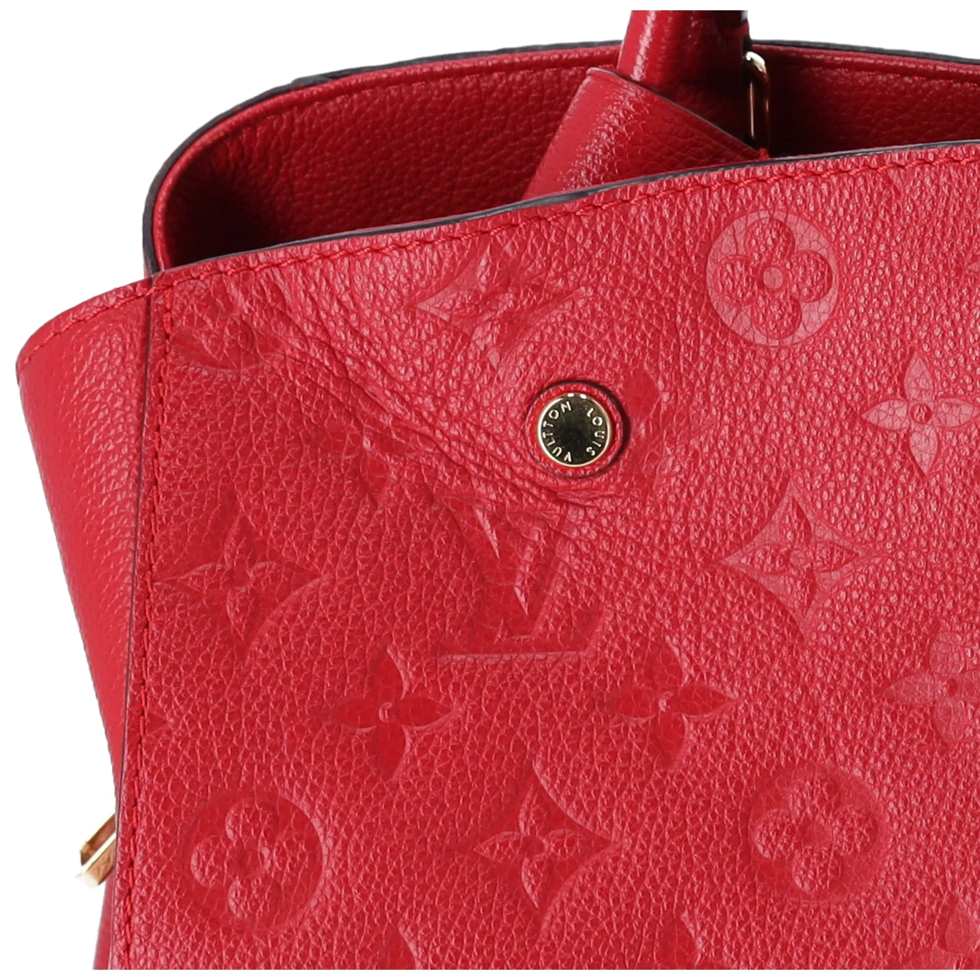 Louis Vuitton Montaigne MM Monogram Empreinte Handbag M41194 Cerise sold by Gaby's Bags product image thumbnail 5