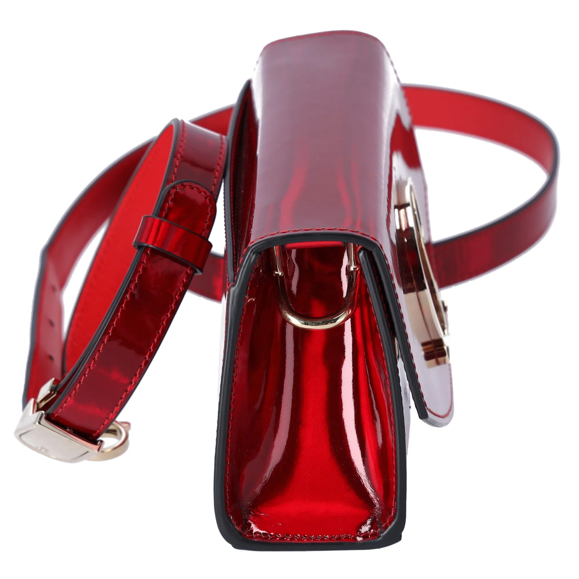 Christian Louboutin Loubi54 Small Patent Psychic Crossbody Bag Red sold by Gaby's Bags product image thumbnail 4