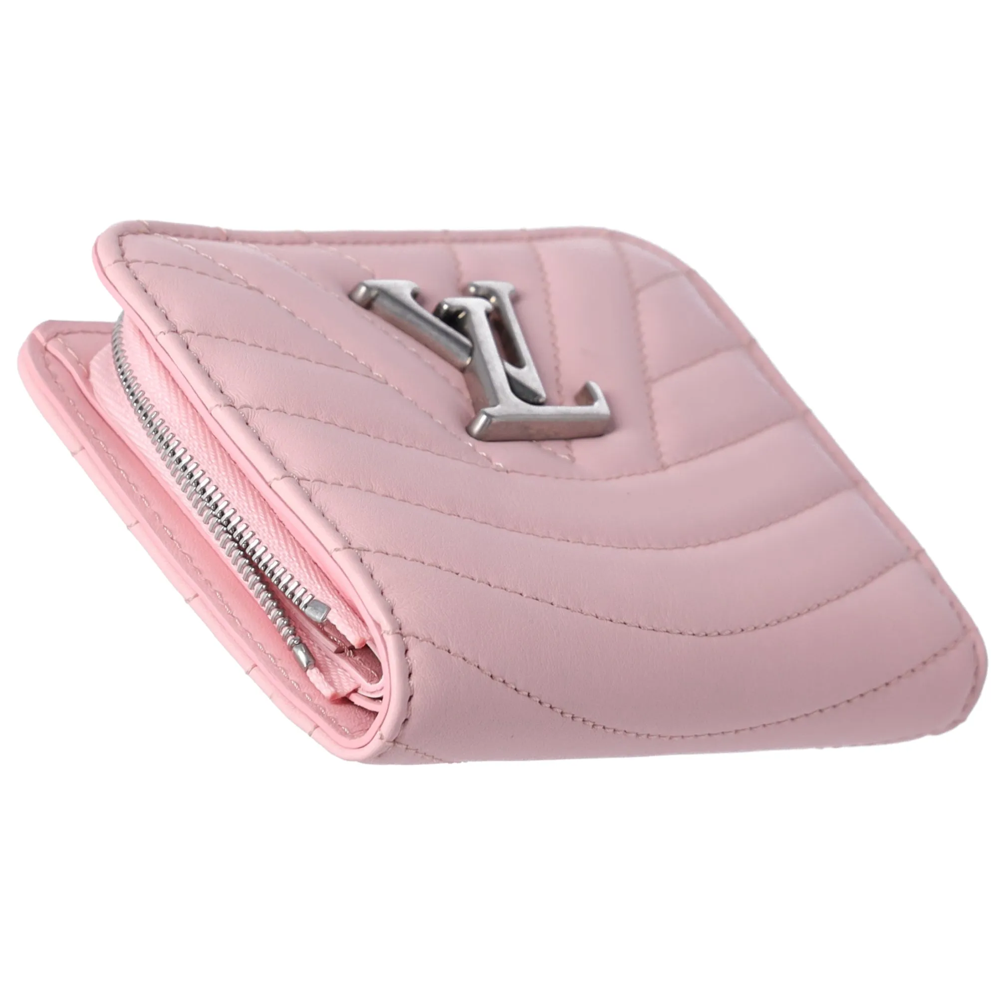 Louis Vuitton New Wave Zipped Compact Wallet Pink Smooth Leather M63791 sold by Gaby's Bags product image thumbnail 4