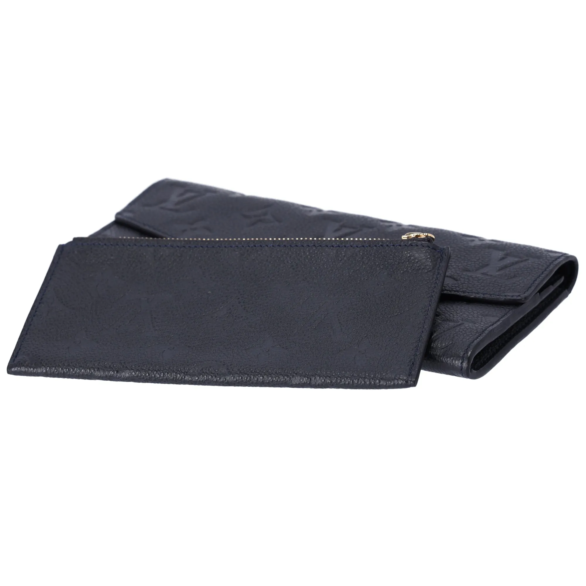 Louis Vuitton Curieuse Monogram Empreinte Long Wallet M60565 Black + Pouch sold by Gaby's Bags product image thumbnail 5