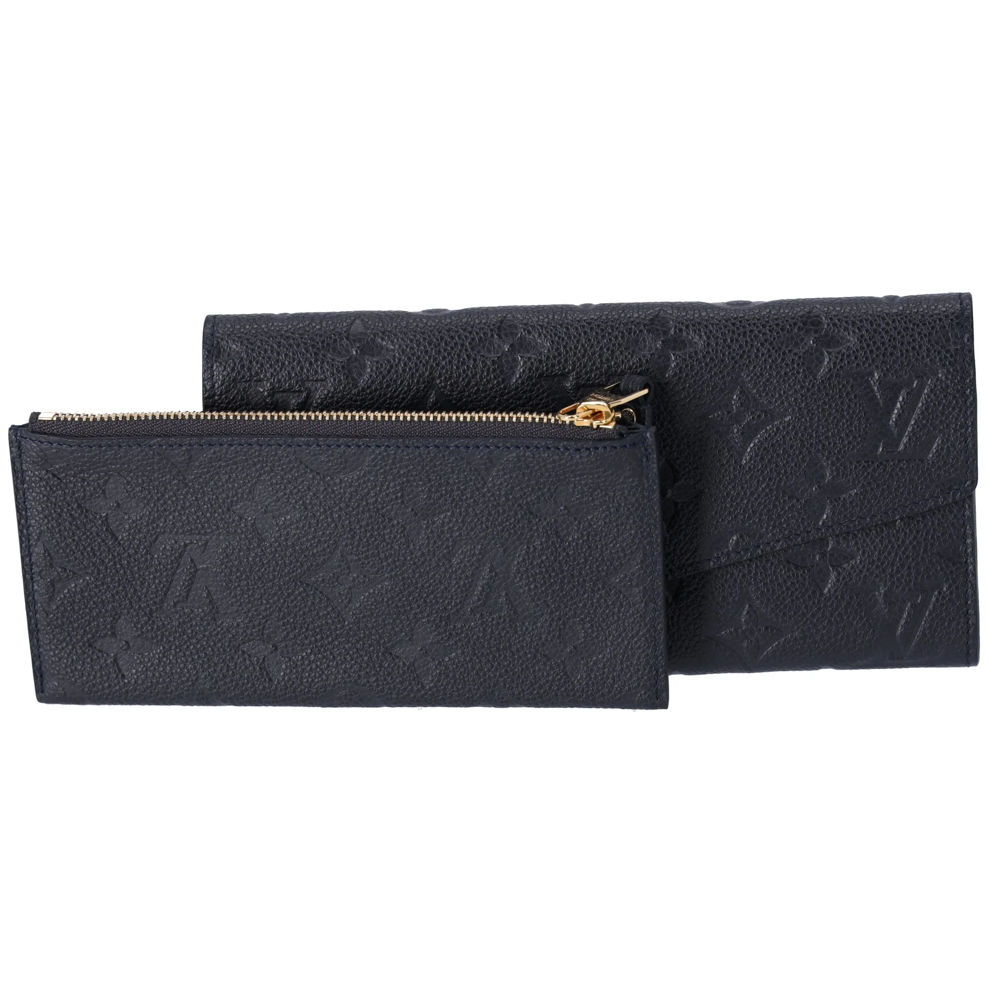 Louis Vuitton Curieuse Monogram Empreinte Long Wallet M60565 Black + Pouch sold by Gaby's Bags product image thumbnail 2
