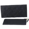 Louis Vuitton Curieuse Monogram Empreinte Long Wallet M60565 Black + Pouch sold by Gaby's Bags