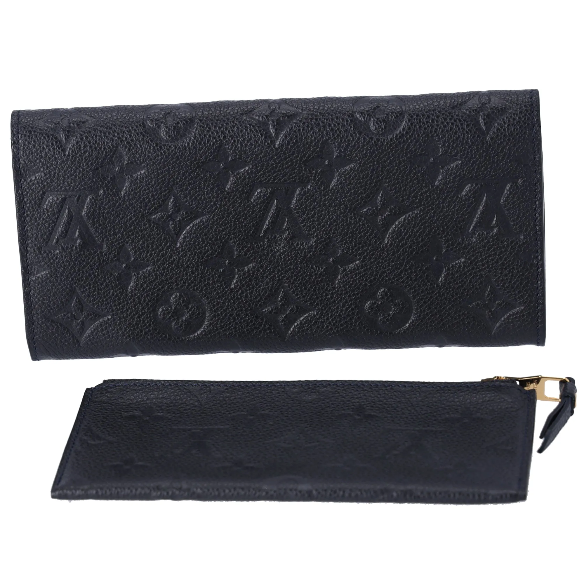 Louis Vuitton Curieuse Monogram Empreinte Long Wallet M60565 Black + Pouch sold by Gaby's Bags product image thumbnail 3