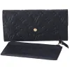 Louis Vuitton Curieuse Monogram Empreinte Long Wallet M60565 Black + Pouch sold by Gaby's Bags