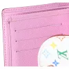 Louis Vuitton x Murakami Kaola White Multicolor Trifold Wallet M58081 Pink sold by Gaby's Bags