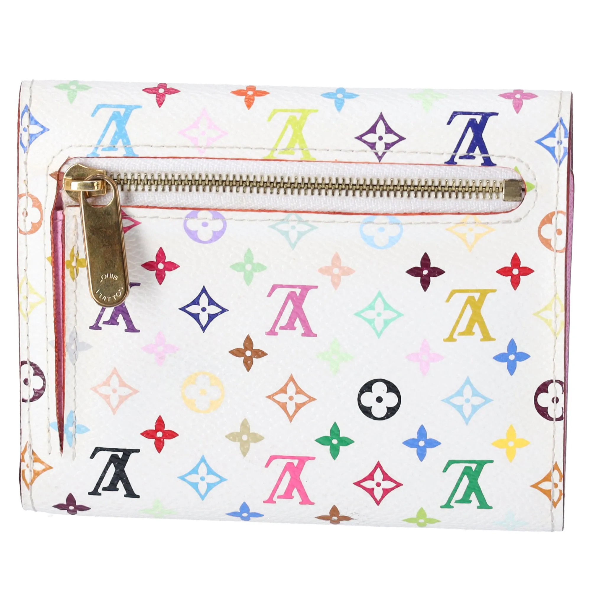 Louis Vuitton x Murakami Kaola White Multicolor Trifold Wallet M58081 Pink sold by Gaby's Bags product image thumbnail 3