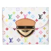 Louis Vuitton x Murakami Kaola White Multicolor Trifold Wallet M58081 Pink sold by Gaby's Bags
