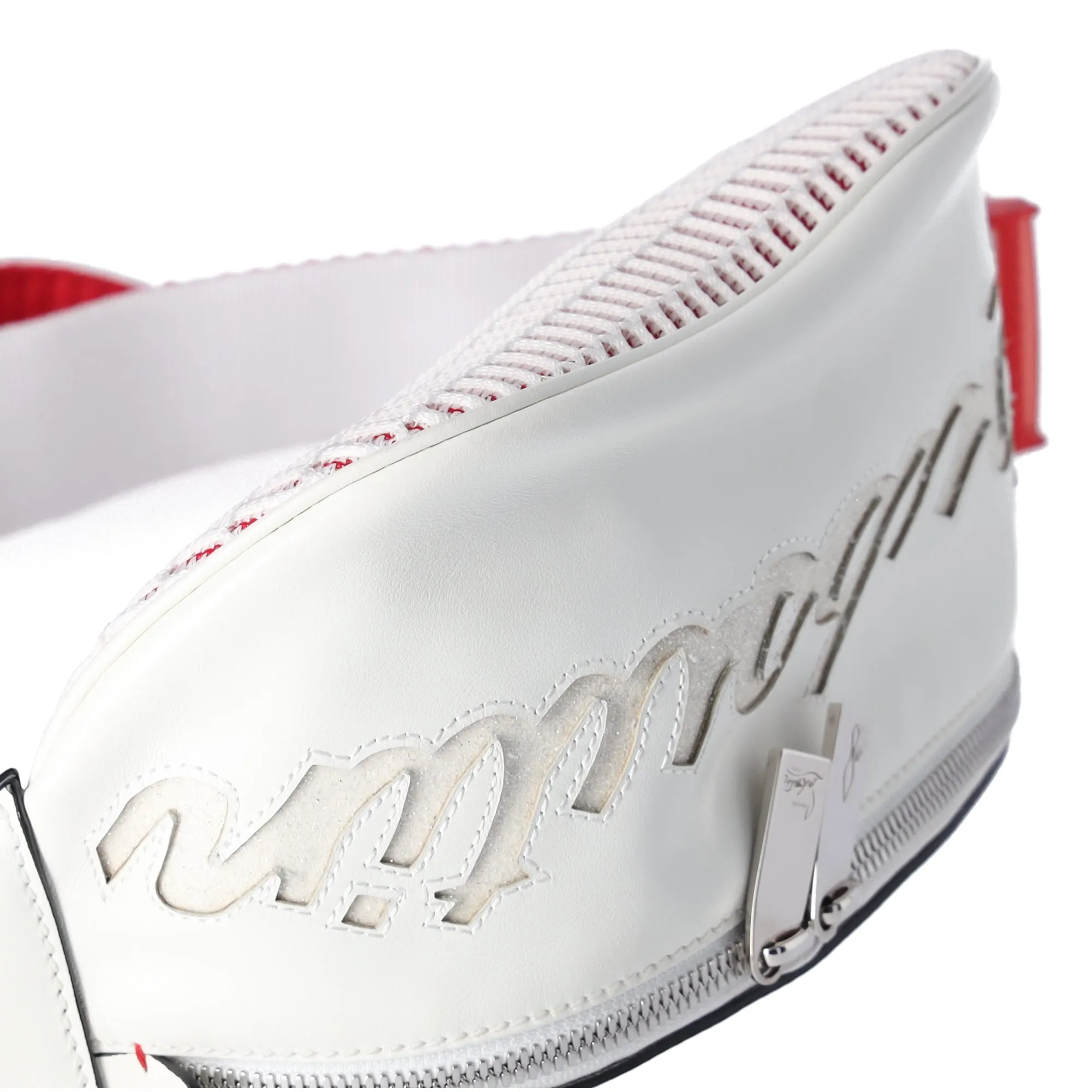 Christian Louboutin Mary Jane Belt Bag Bum Bag White Red Leather Glitter sold by Gaby's Bags product image thumbnail 5