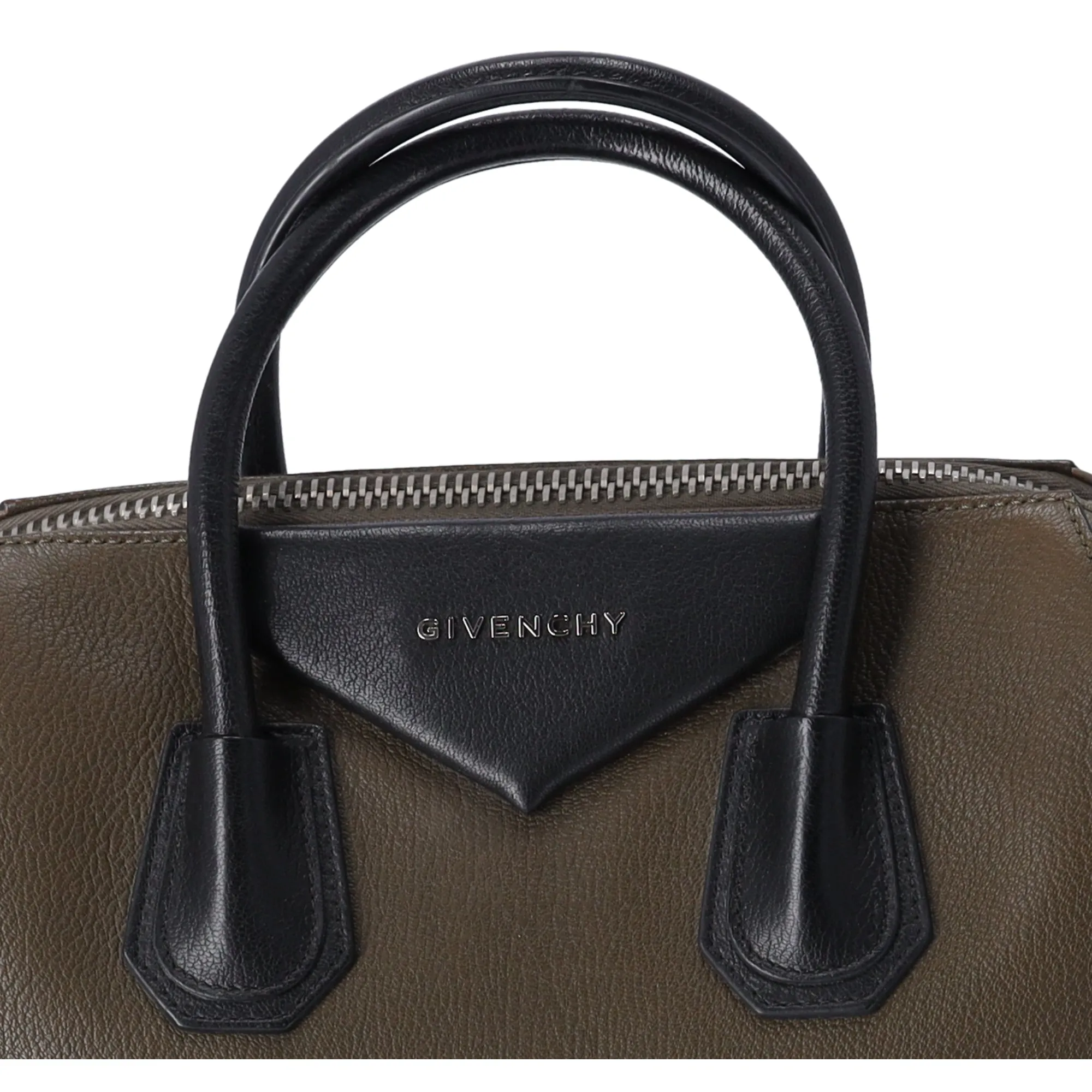 GIVENCHY Antigona Medium Shoulder Bag BB05100630 Khaki Light Green Black Leather sold by Gaby's Bags product image thumbnail 3