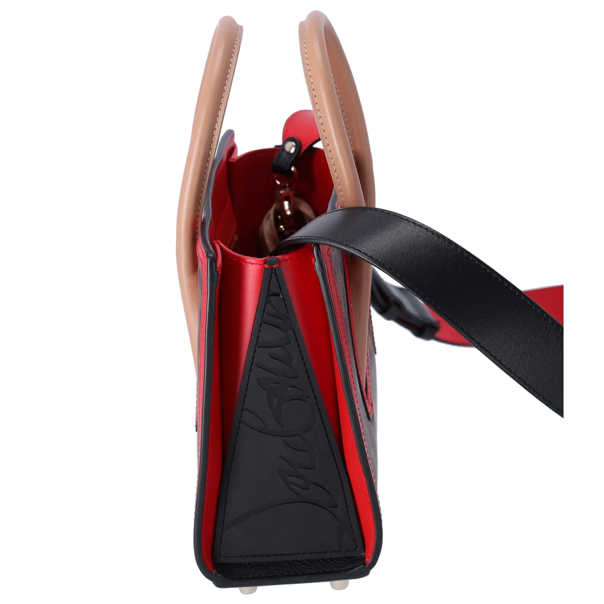 Christian Louboutin Paloma Mini Shoulder Bag Leopard Leather Red Black Brown sold by Gaby's Bags product image thumbnail 2