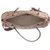 GUCCI Mayfair GG Handbag 269894 Dark Brown Beige Pink Jacquard Leather sold by Gaby's Bags