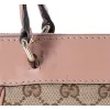 GUCCI Mayfair GG Handbag 269894 Dark Brown Beige Pink Jacquard Leather sold by Gaby's Bags