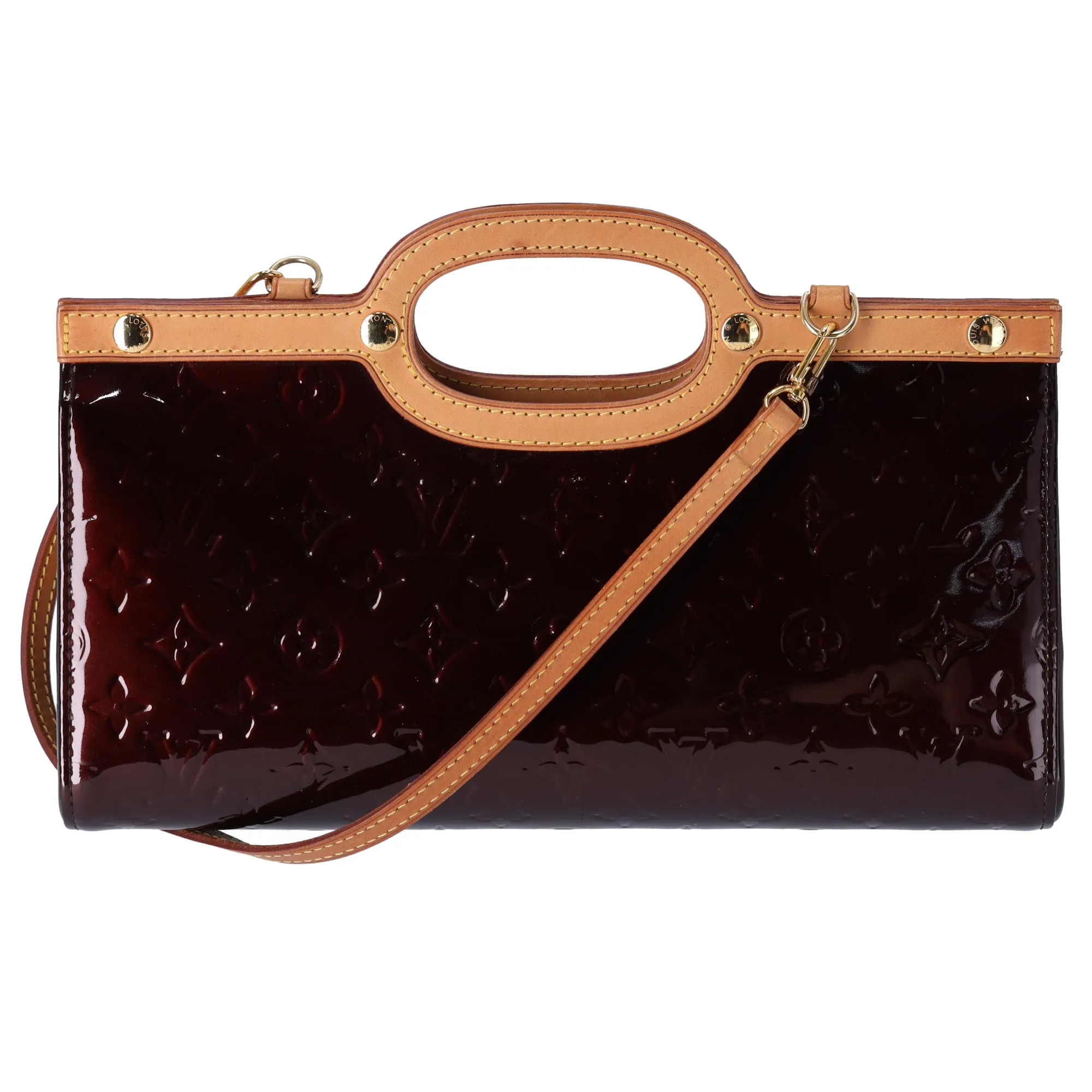 Louis Vuitton Roxbury Drive Monogram Vernis Handbag M91995 Amarante sold by Gaby's Bags product image thumbnail 3