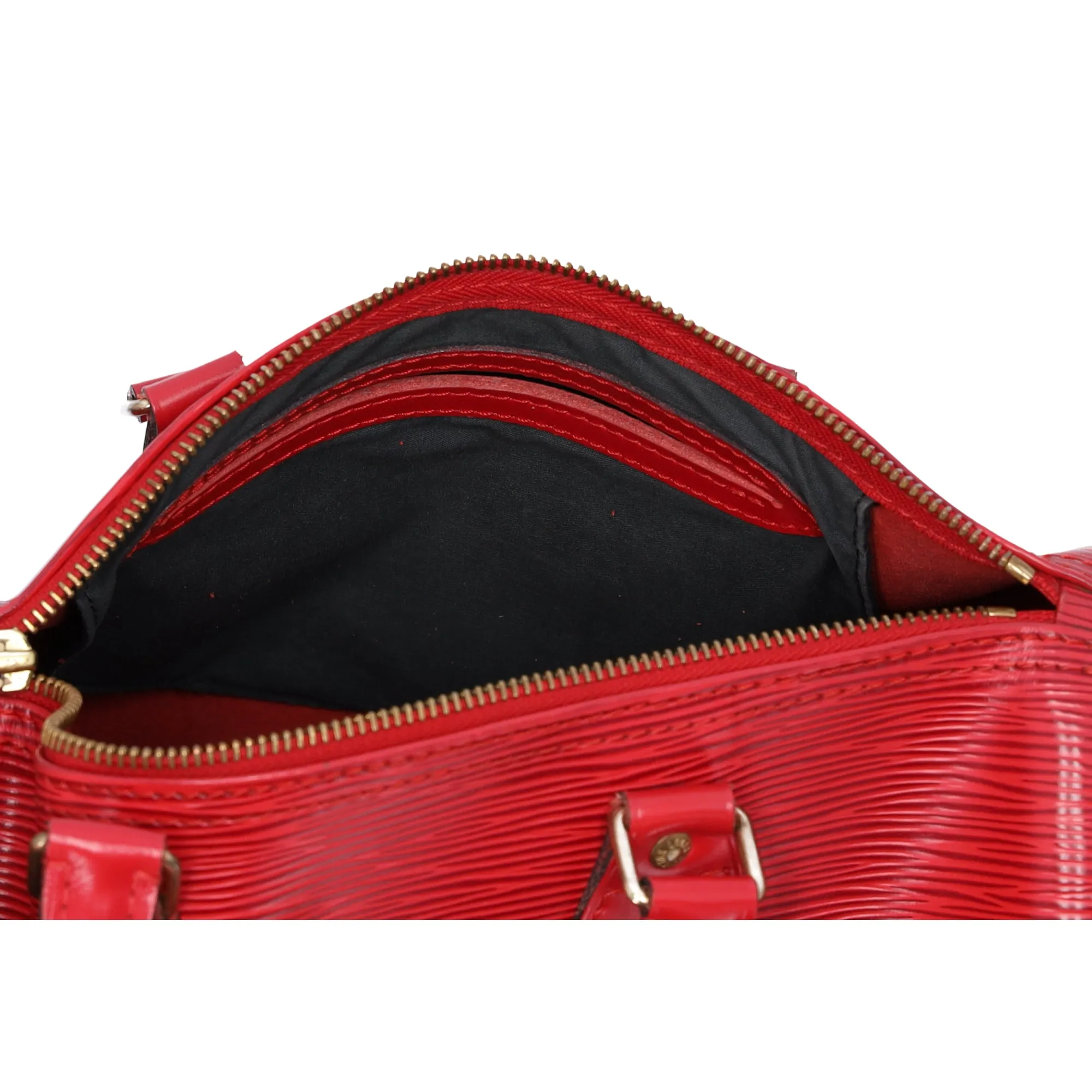 Louis Vuitton Speedy 25 Epi Handbag M43017 Castilian Red Leather LV Logo sold by Gaby's Bags product image thumbnail 2