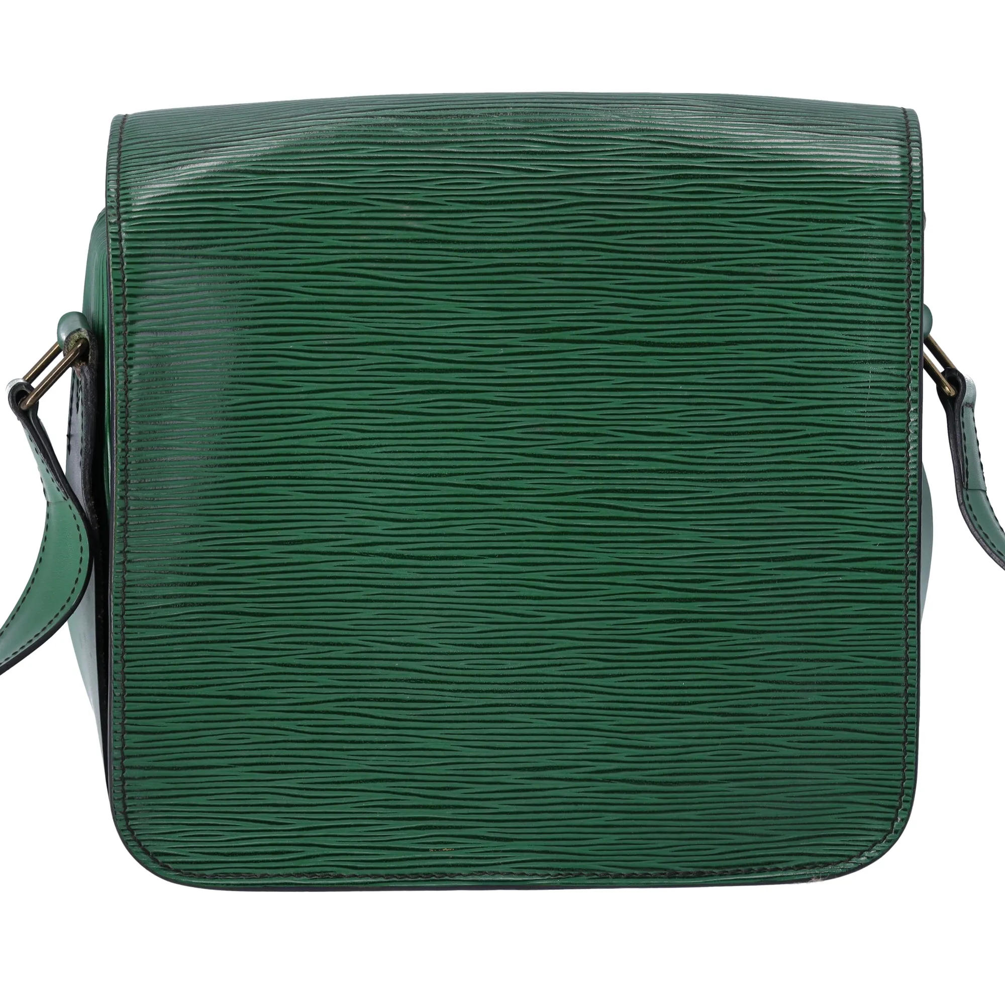 Louis Vuitton Epi Cartouchiere MM Shoulder Bag Borneo Green Leather sold by Gaby's Bags product image thumbnail 3