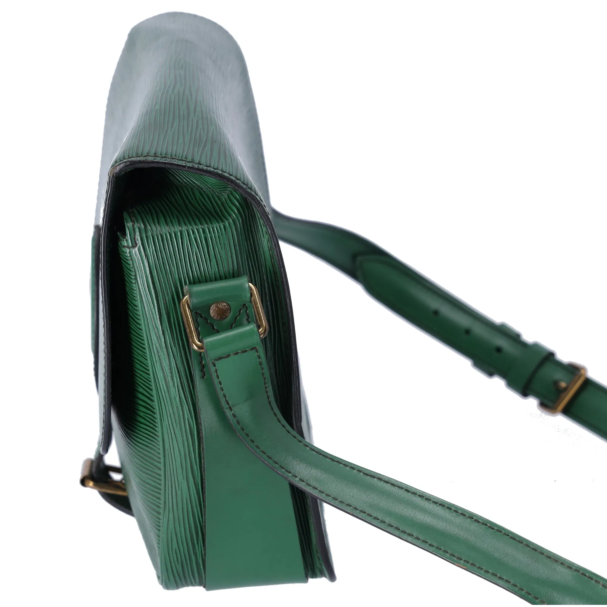 Louis Vuitton Epi Cartouchiere MM Shoulder Bag Borneo Green Leather sold by Gaby's Bags product image thumbnail 2