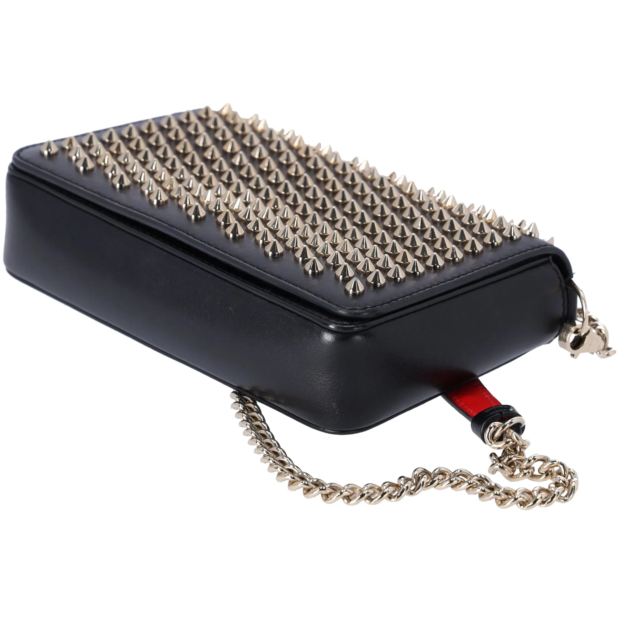 Christian Louboutin Zoom Pouch Shoulder Bag 1195136 Black Leather sold by Gaby's Bags product image thumbnail 4