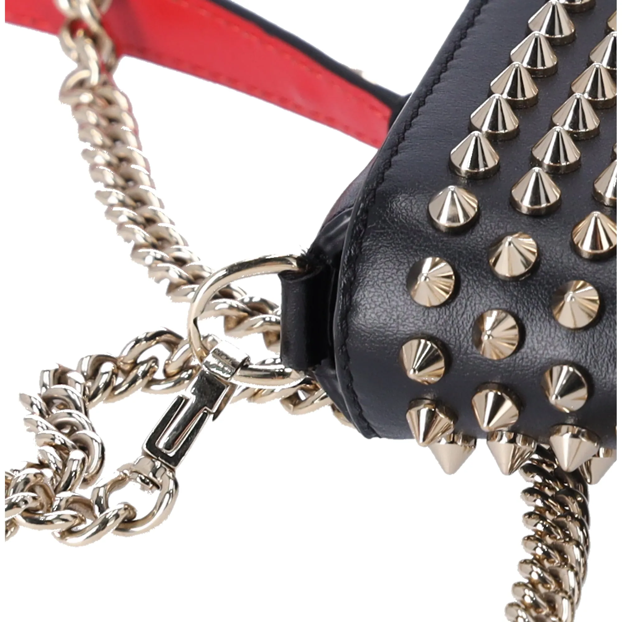 Christian Louboutin Zoom Pouch Shoulder Bag 1195136 Black Leather sold by Gaby's Bags product image thumbnail 5