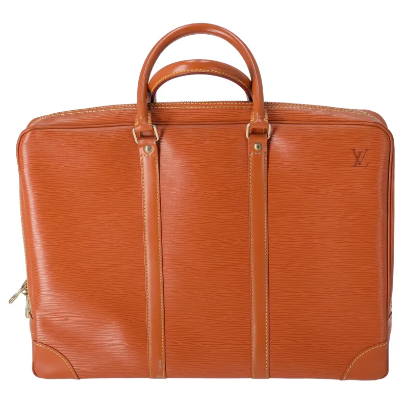 Louis Vuitton Porte Documents Voyage Business Bag M54473 Light Brown Epi made by Louis Vuitton