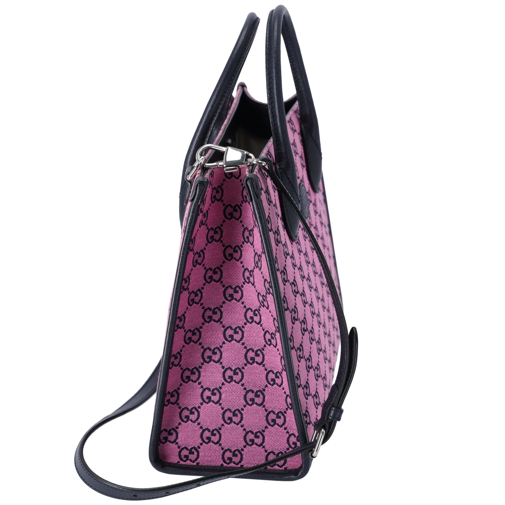 Gucci Small Retro Interlocking G Tote Monogram GG Multicolor Bag Pink sold by Gaby's Bags product image thumbnail 5
