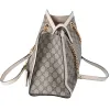 GUCCI Padlock GG Medium Shoulder Tote Bag 479197 Dark Brown Cream sold by Gaby's Bags