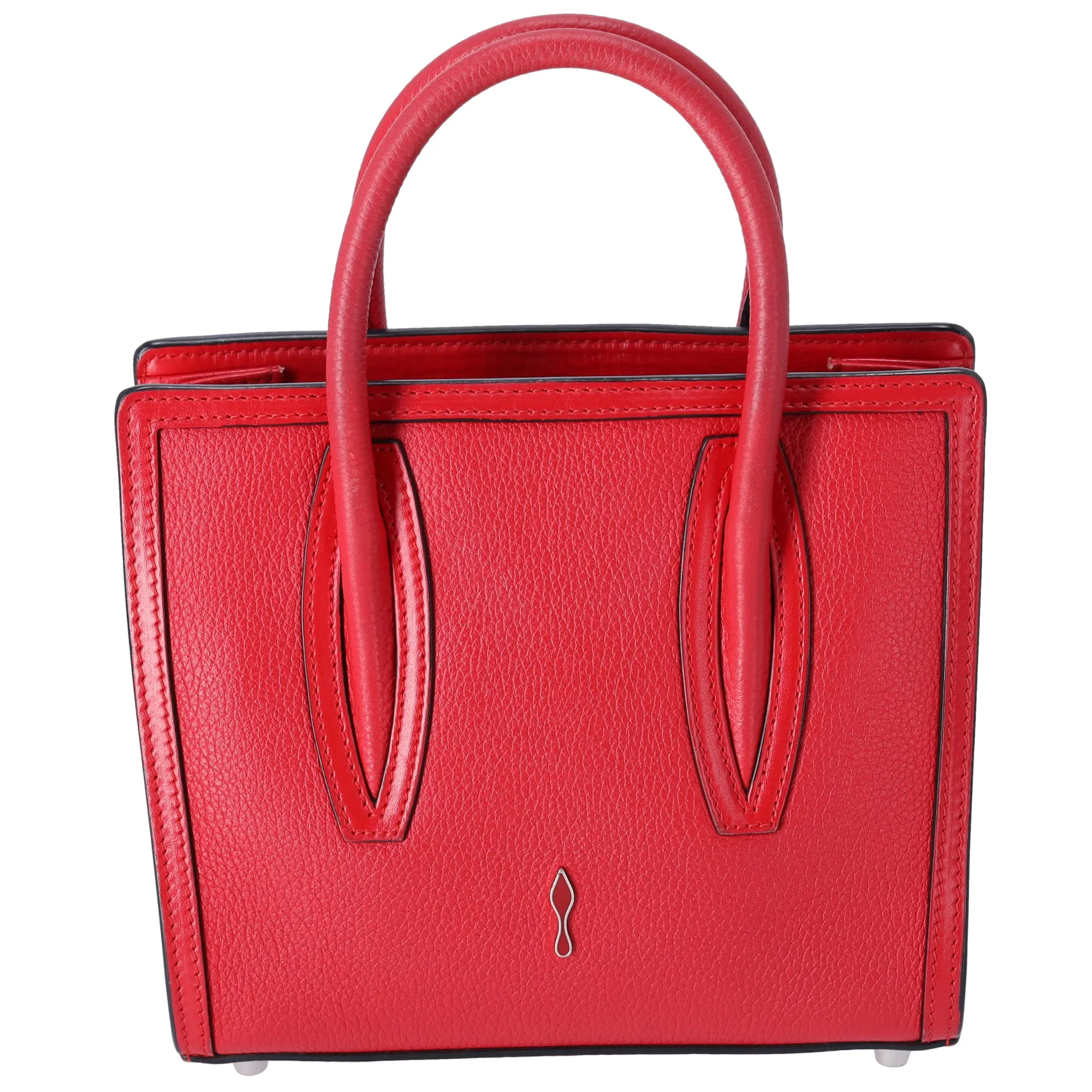 Christian Louboutin Paloma Small Tote Shoulder Handbag Studded Red sold by Gaby's Bags product image thumbnail 4