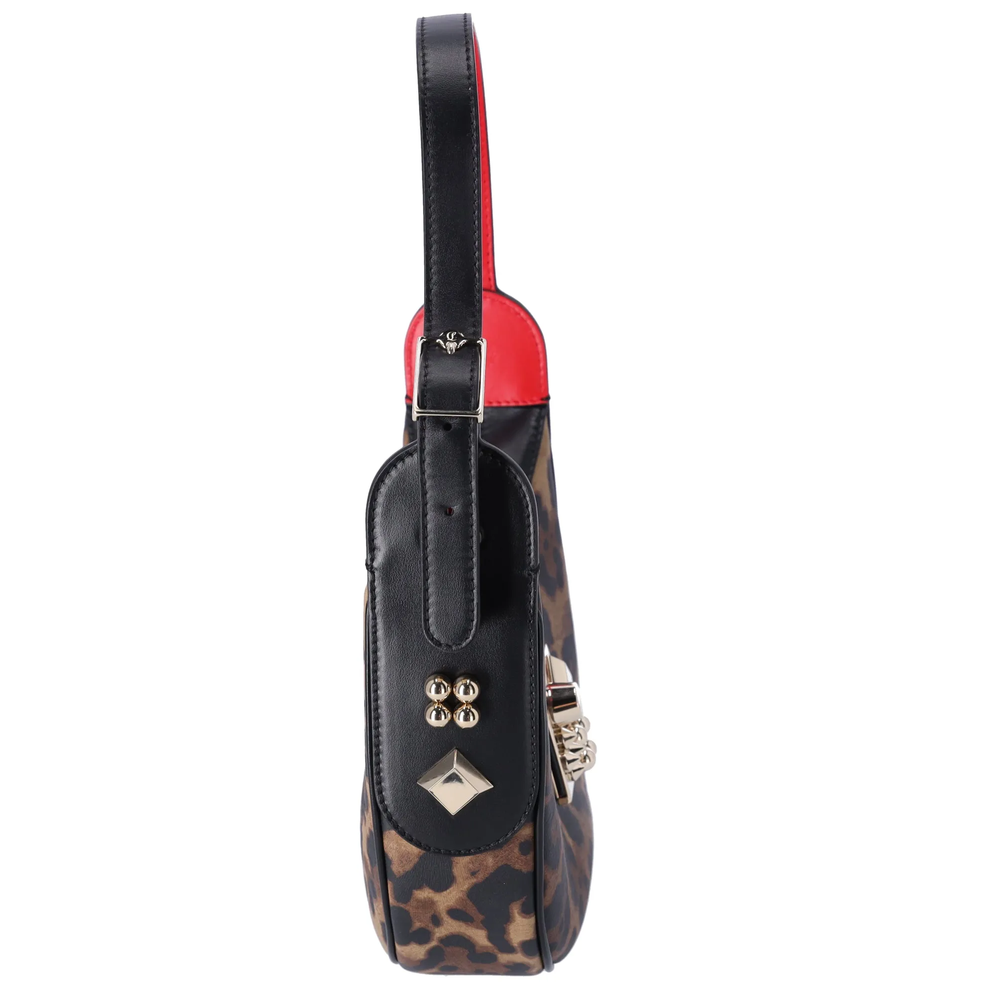 Christian Louboutin Carasky Mini Shoulder Bag Leopard Brown Black Leather sold by Gaby's Bags product image thumbnail 5