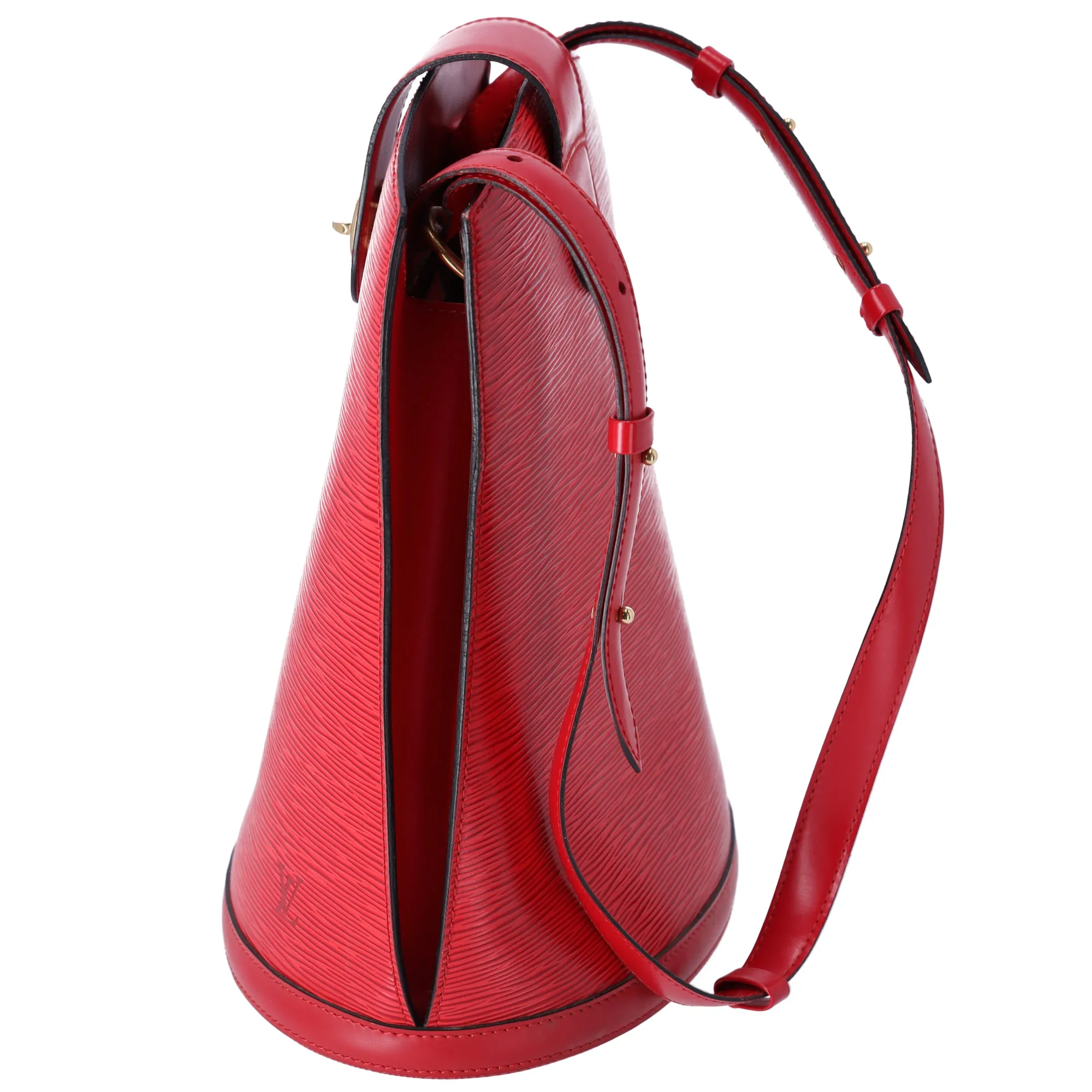 Louis Vuitton Cluny Epi Shoulder Bag M52257 Castilian Red Leather sold by Gaby's Bags product image thumbnail 3