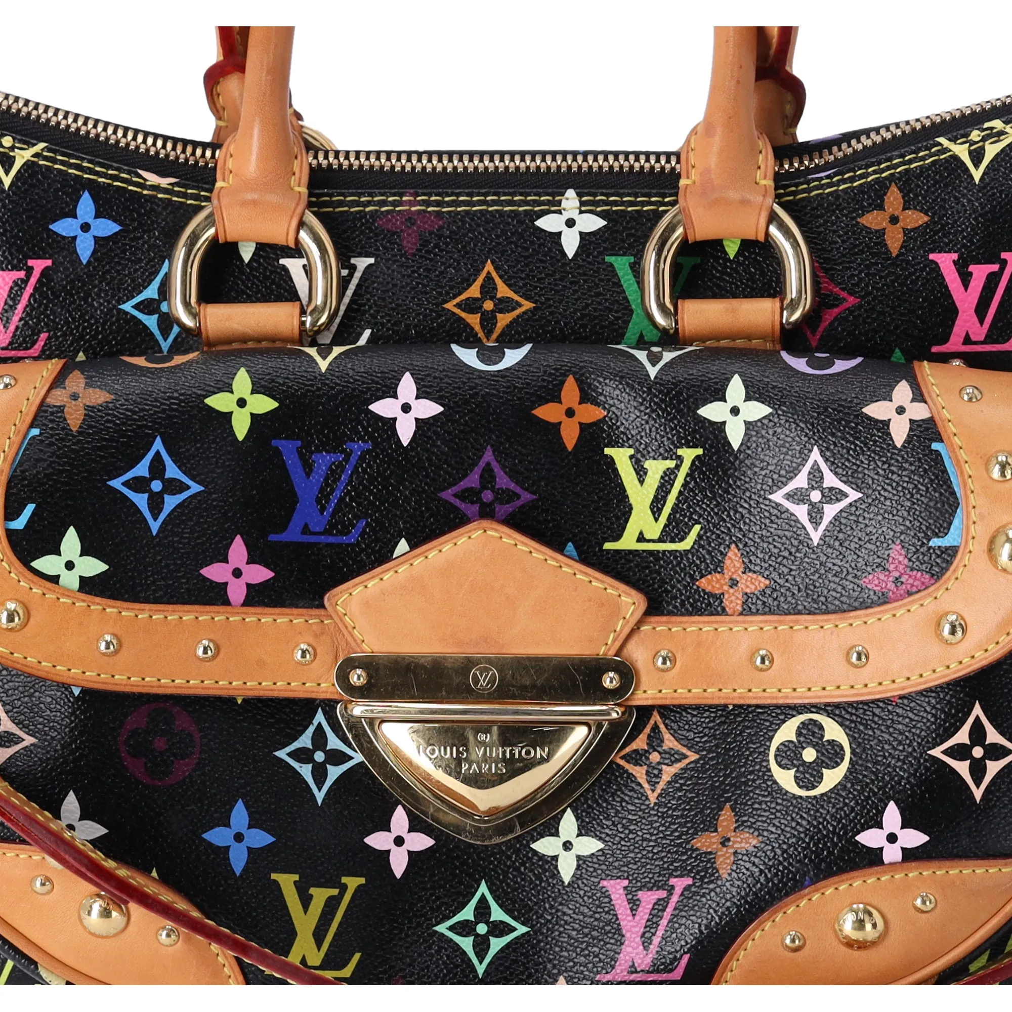 Louis Vuitton x Murakami Rita Monogram Multicolor Shoulder Bag M40126 Black sold by Gaby's Bags product image thumbnail 2