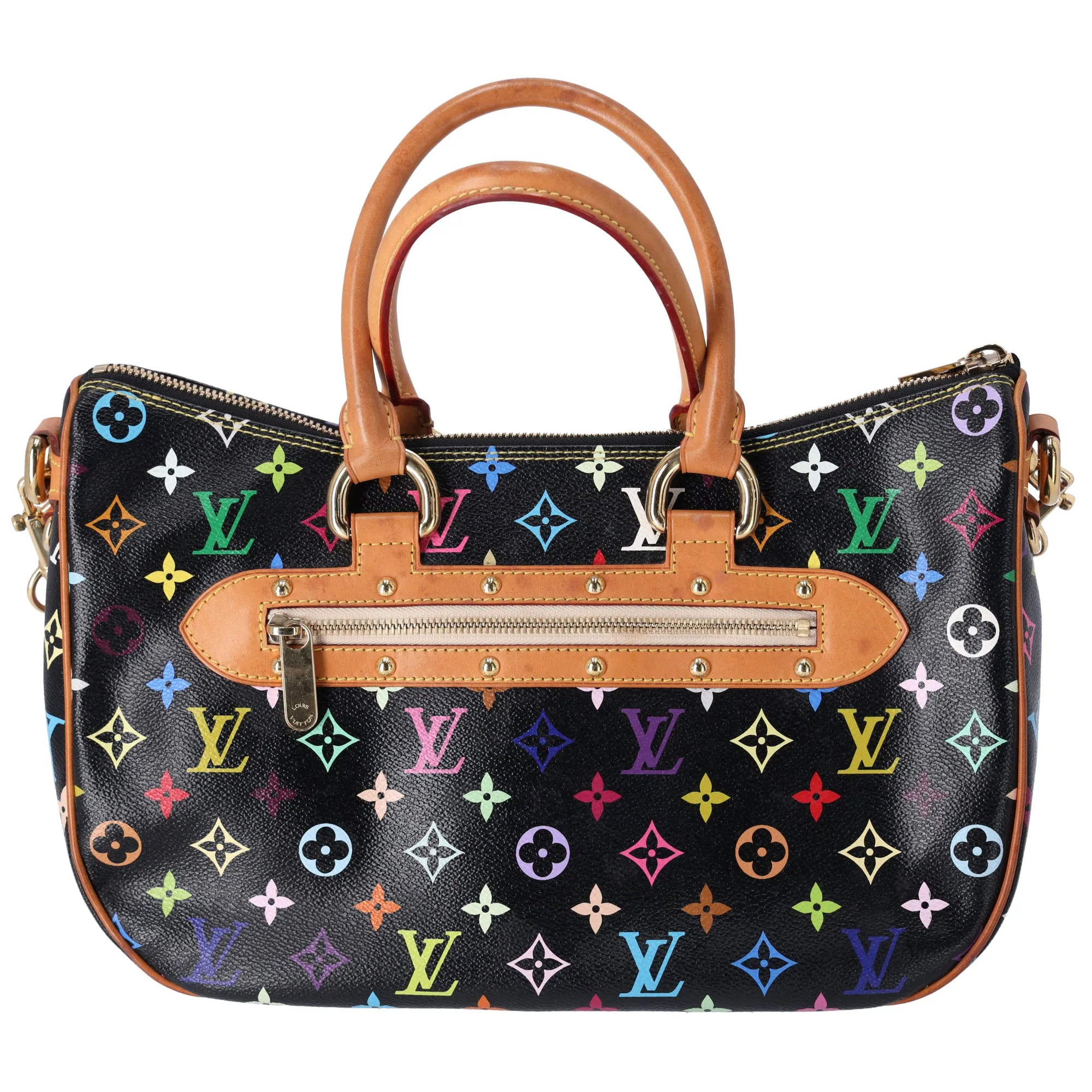 Louis Vuitton x Murakami Rita Monogram Multicolor Shoulder Bag M40126 Black sold by Gaby's Bags product image thumbnail 4