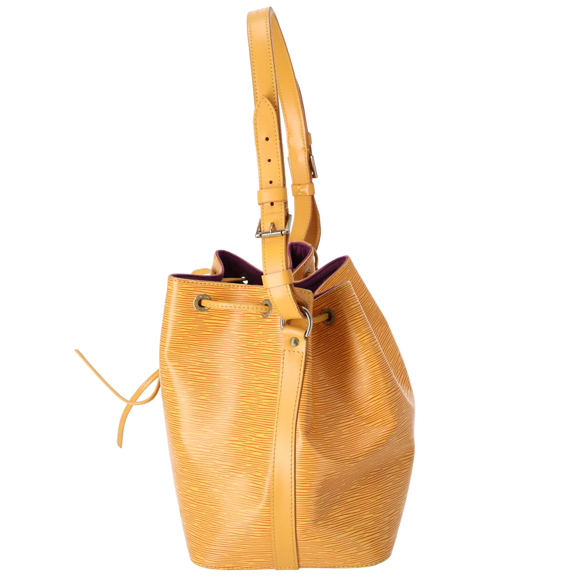 Louis Vuitton Petit Noe Epi Bucket Shoulder Bag M44109 Jaune Yellow Leather sold by Gaby's Bags product image thumbnail 5