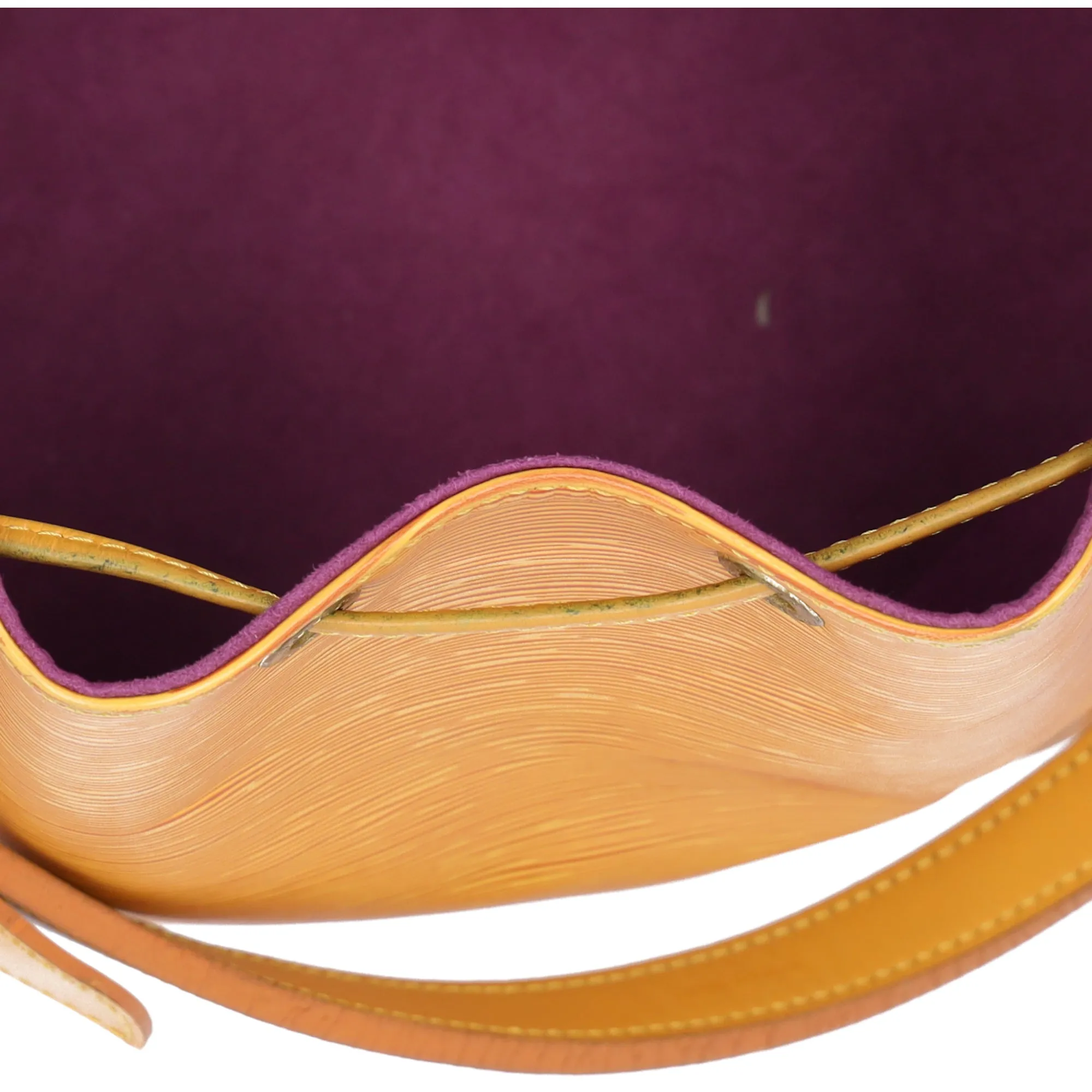 Louis Vuitton Petit Noe Epi Bucket Shoulder Bag M44109 Jaune Yellow Leather sold by Gaby's Bags product image thumbnail 2