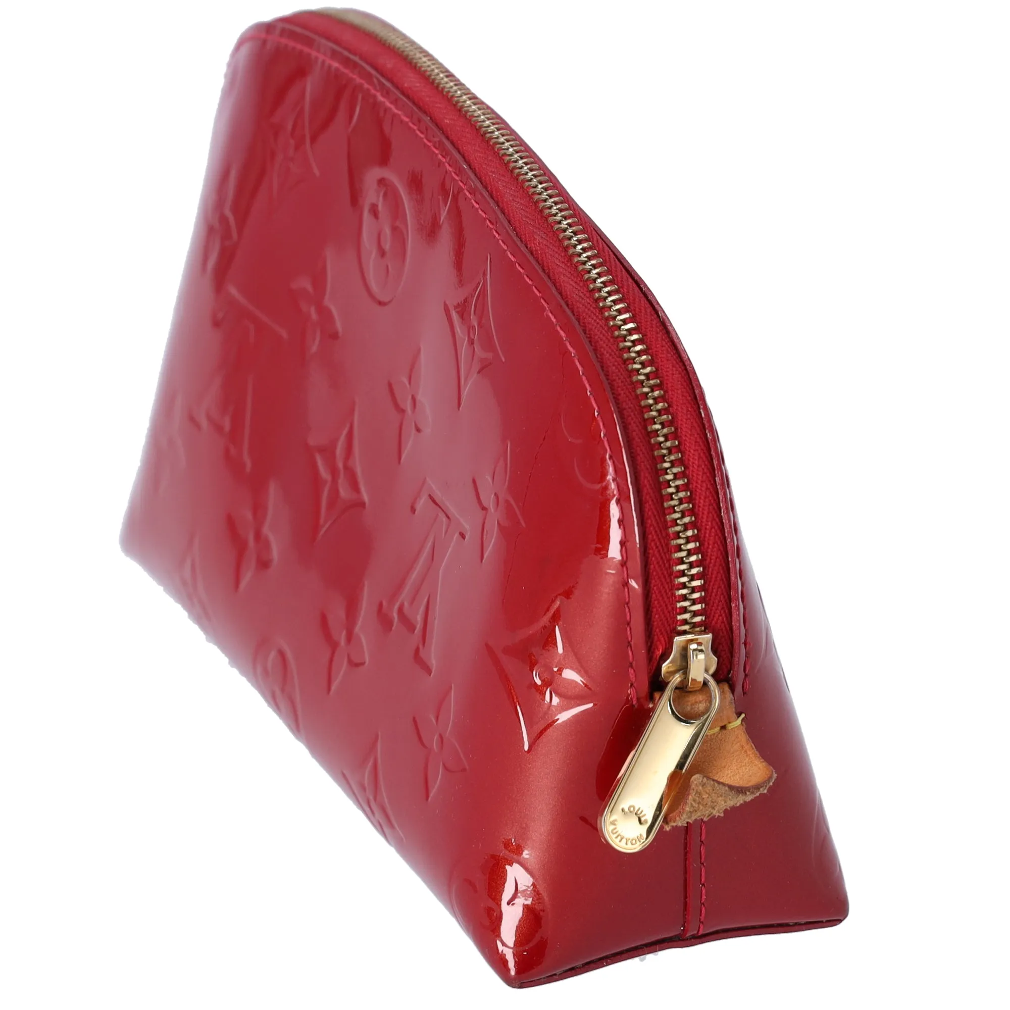 Louis Vuitton Pochette Cosmetic Bag Monogram Vernis Pouch M91496 Pomme d'Amour sold by Gaby's Bags product image thumbnail 4