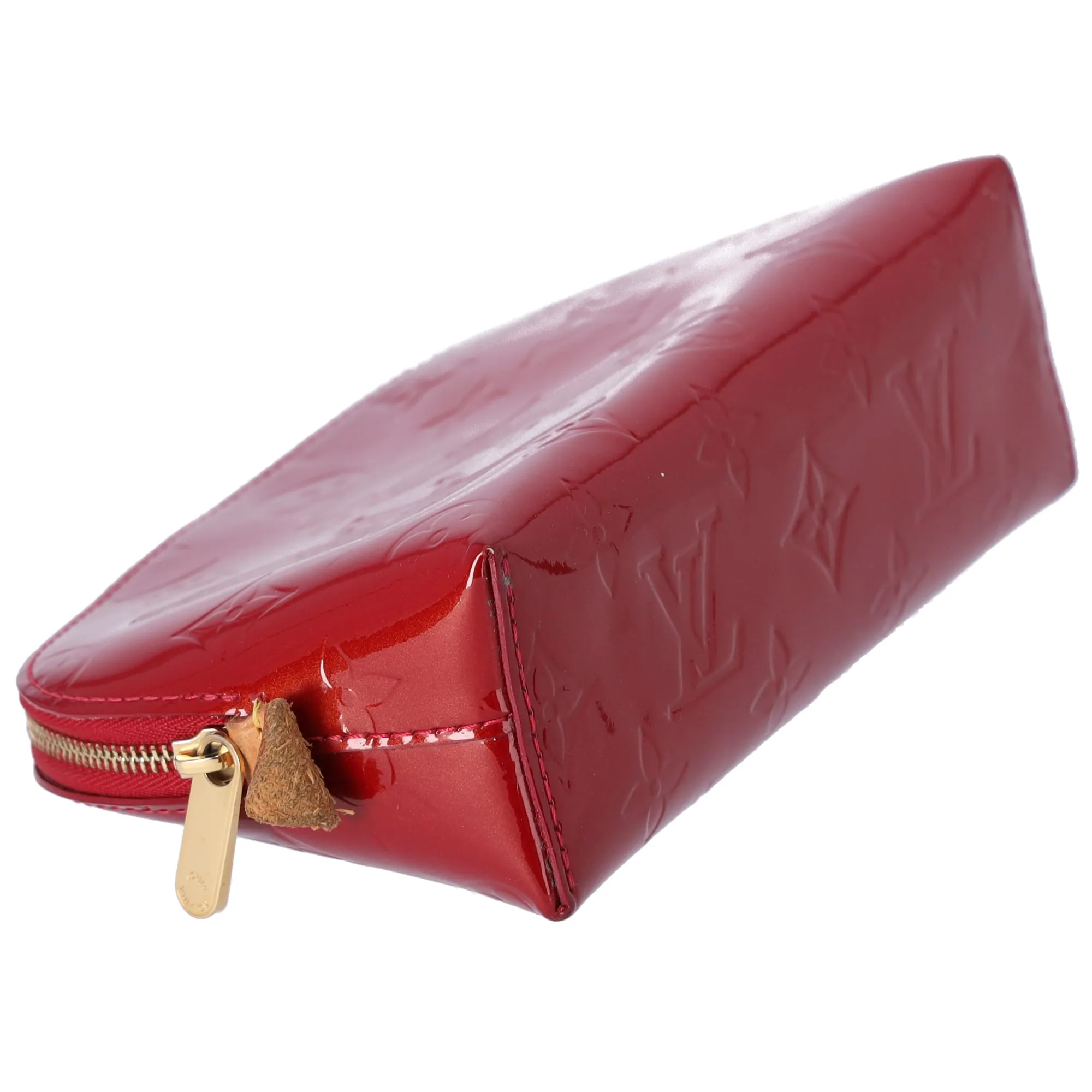 Louis Vuitton Pochette Cosmetic Bag Monogram Vernis Pouch M91496 Pomme d'Amour sold by Gaby's Bags product image thumbnail 5