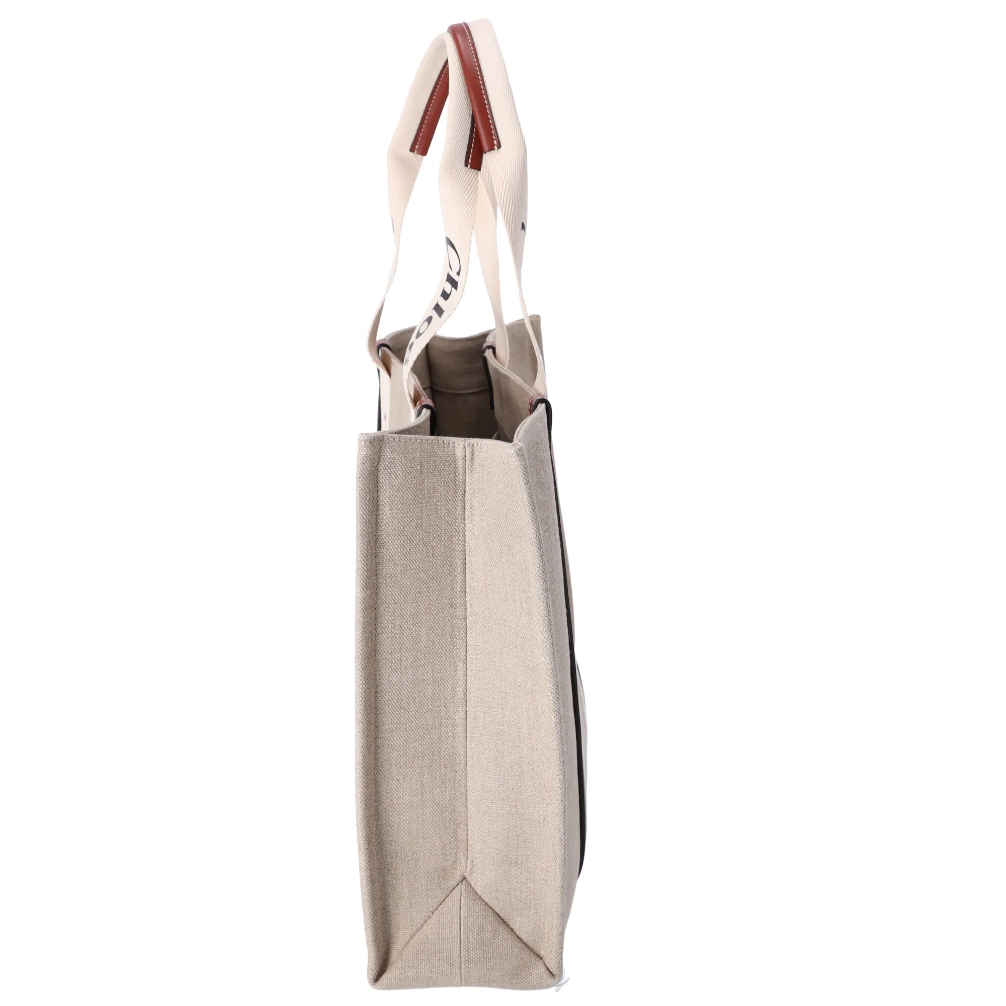 Chloe Woody Large Tote Bag Tote Bag CHC22AS382I2690U Beige Cream Brown sold by Gaby's Bags product image thumbnail 2