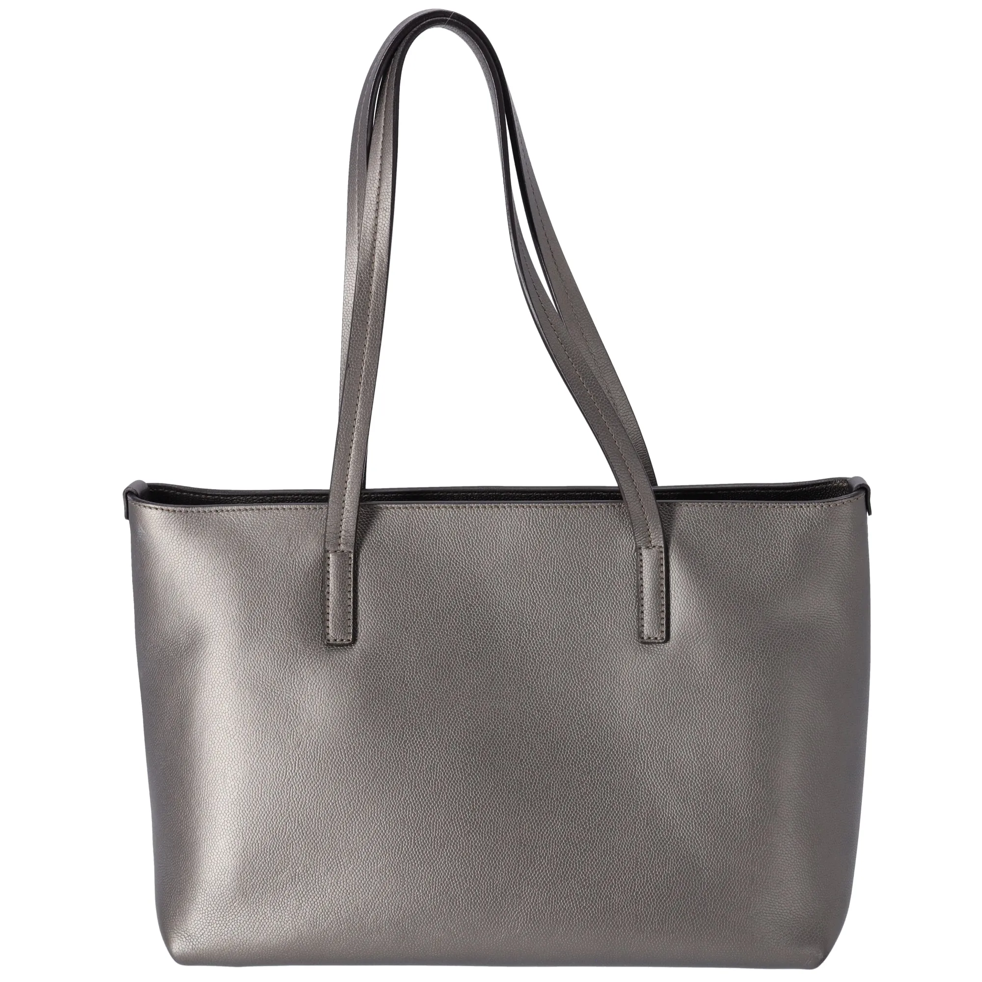 Salvatore Ferragamo Gancini Shoulder Bag Silver Leather sold by Gaby's Bags product image thumbnail 5