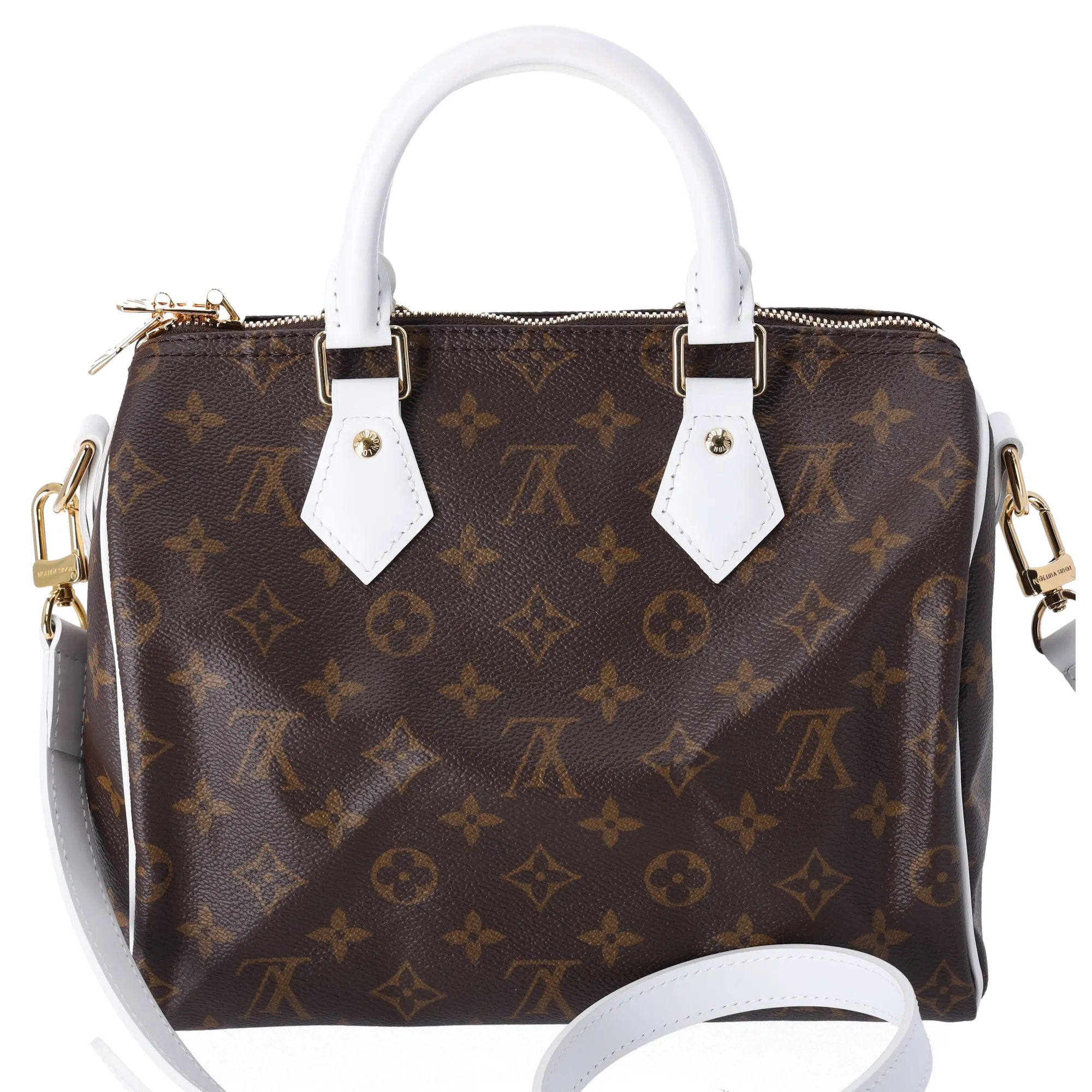 Louis Vuitton Monogram Match Speedy 25 Bandouliere Satchel Tennis Pouch sold by Gaby's Bags product image thumbnail 4