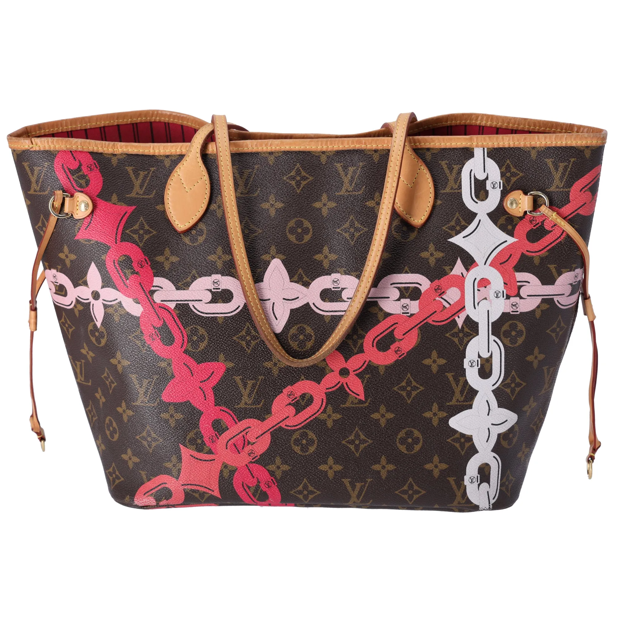 Louis Vuitton Neverfull MM Monogram Bay Rose Ballerine Poppy Pink + Pouch sold by Gaby's Bags product image thumbnail 4