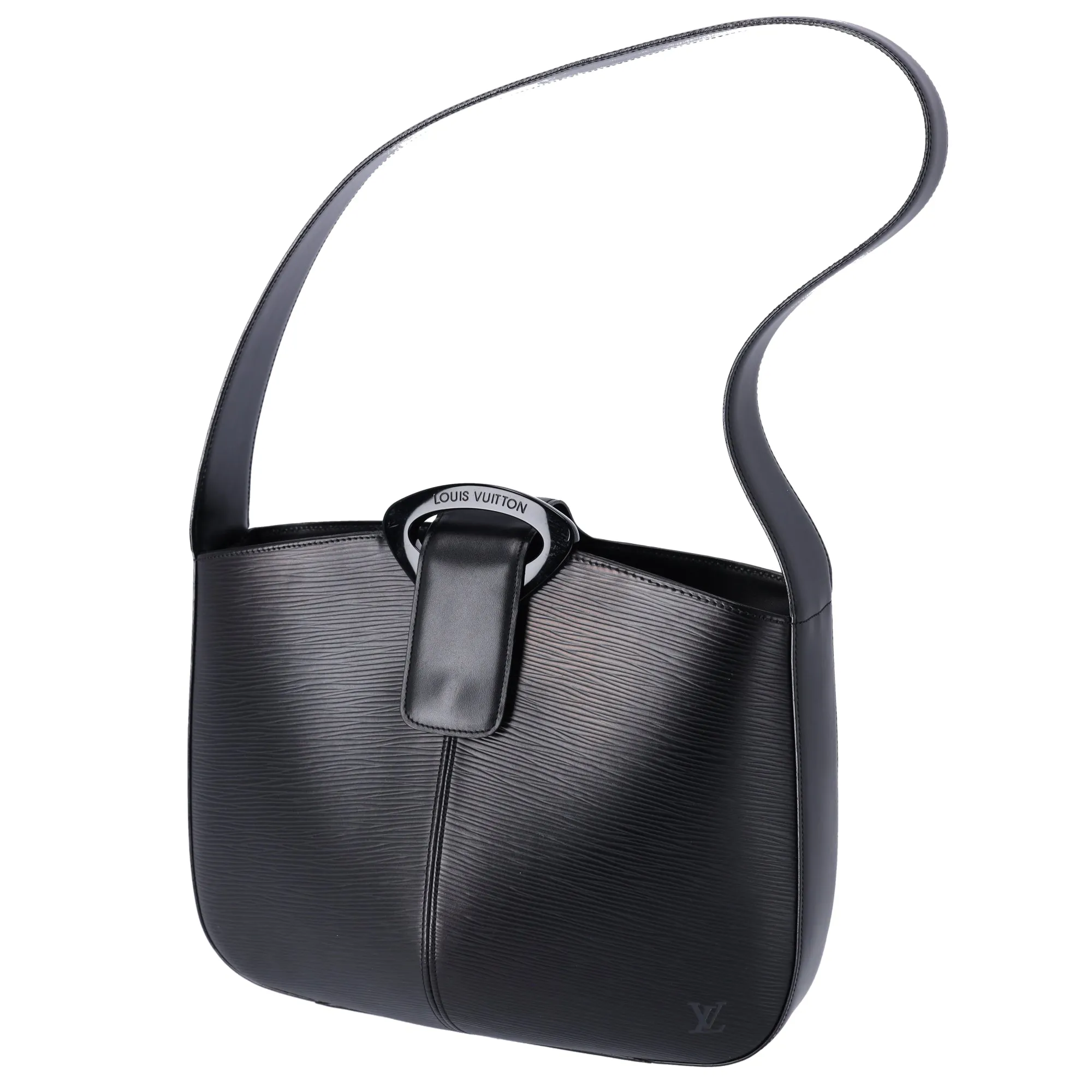 Louis Vuitton Reverie Shoulder Bag Black Epi Leather M52162 sold by Gaby's Bags
