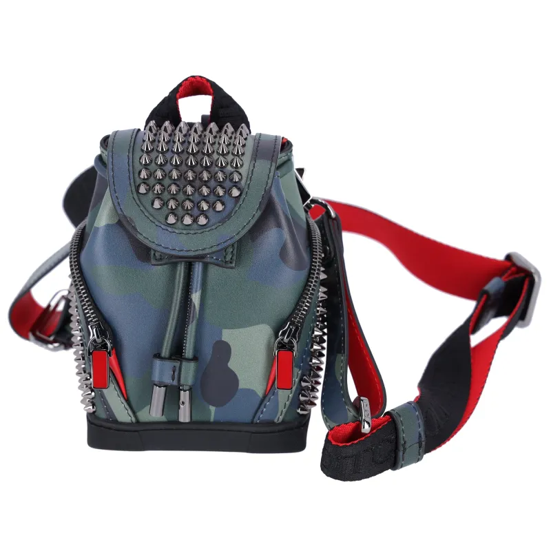 Christian Louboutin Explorafunk Camouflage Keyring Mini Shoulder Bag sold by Gaby's Bags