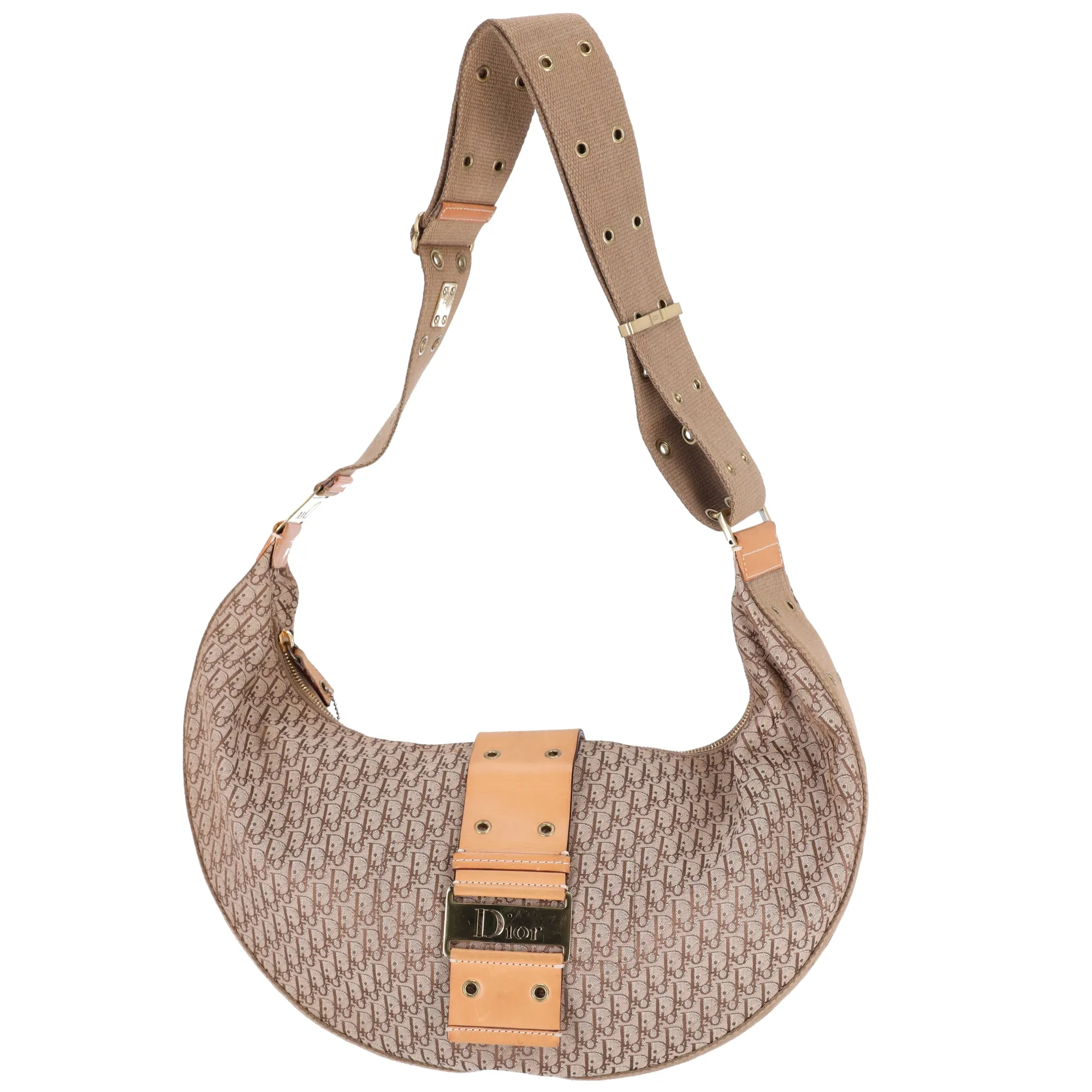 Christian Dior Trotteur Monogram Street Chic Hobo Beige sold by Gaby's Bags product image thumbnail 2