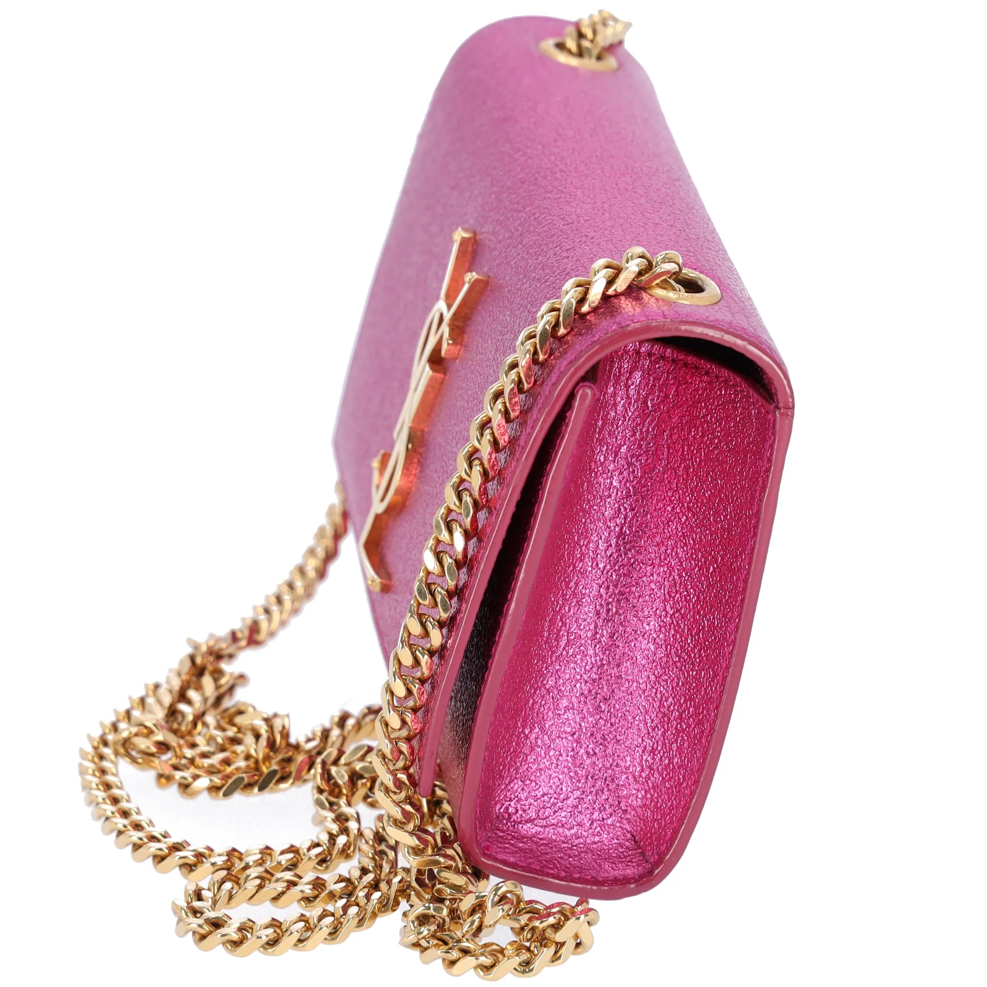 Saint Laurent Kate Shoulder Bag 354121 Metallic Pink Leather Hardware sold by Gaby's Bags product image thumbnail 2
