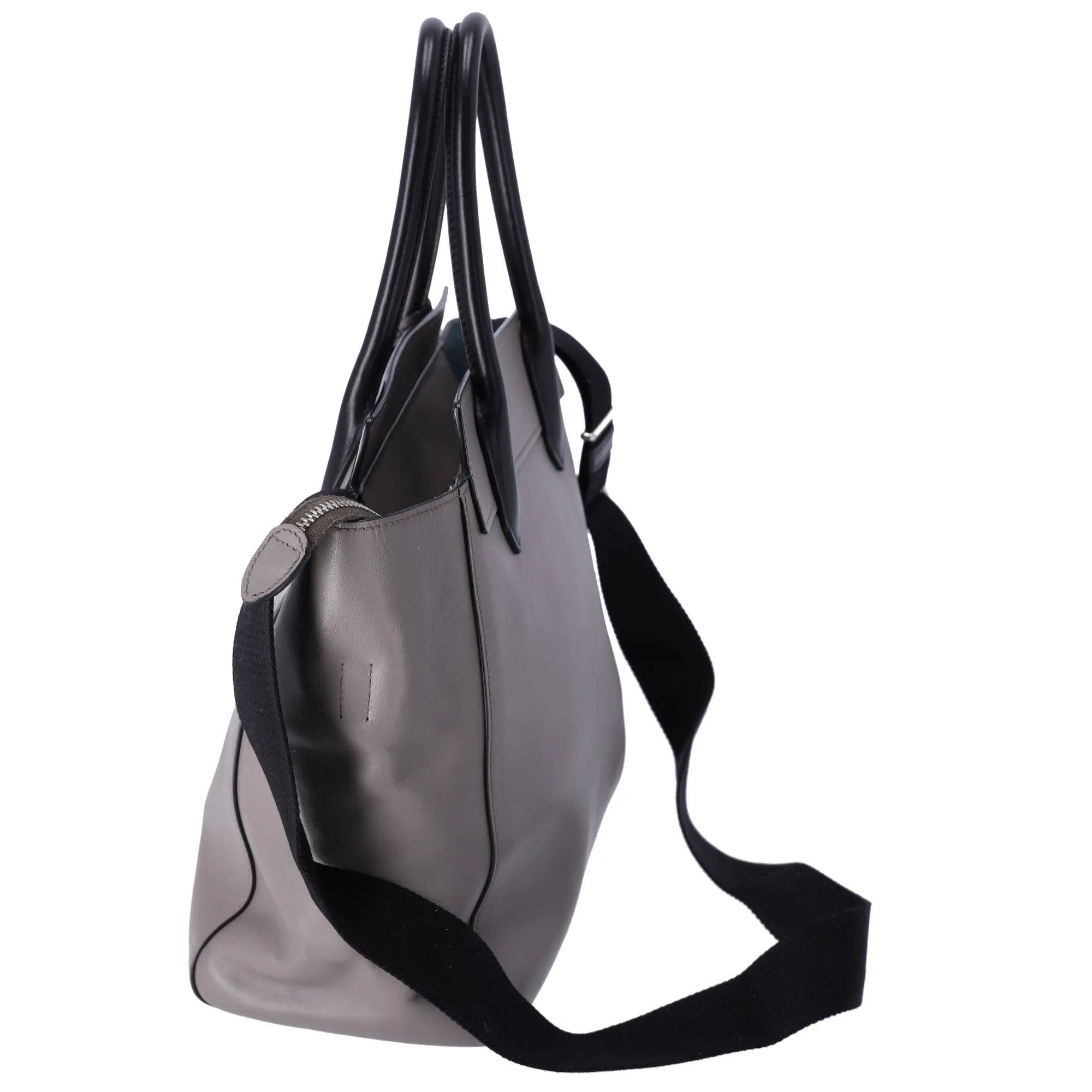 Prada City Etiquette Tote Grey Calf Leather sold by Gaby's Bags product image thumbnail 2